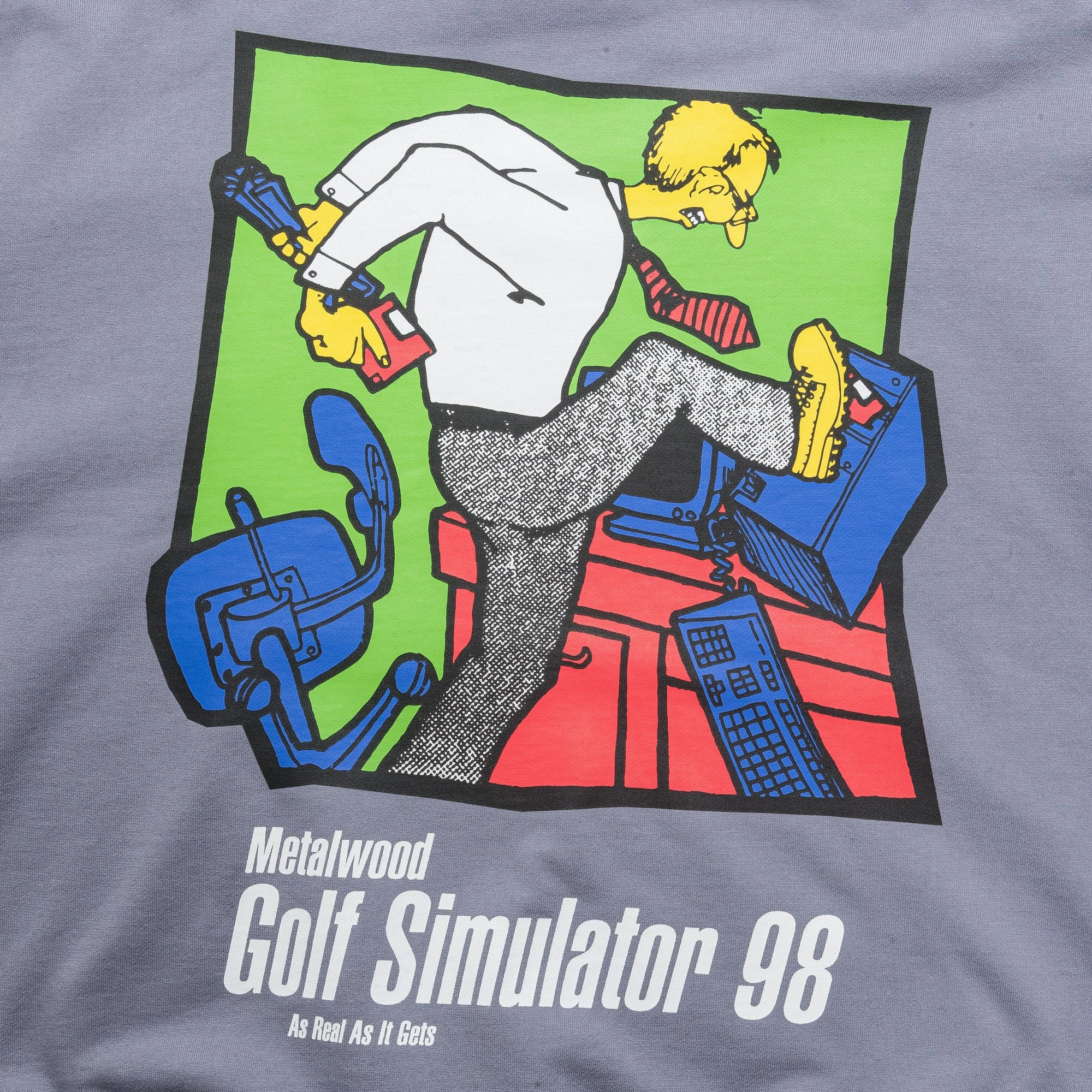 Simulator 98 Hooded Sweatshirt - Pewter Everyday Outfit Animal Print