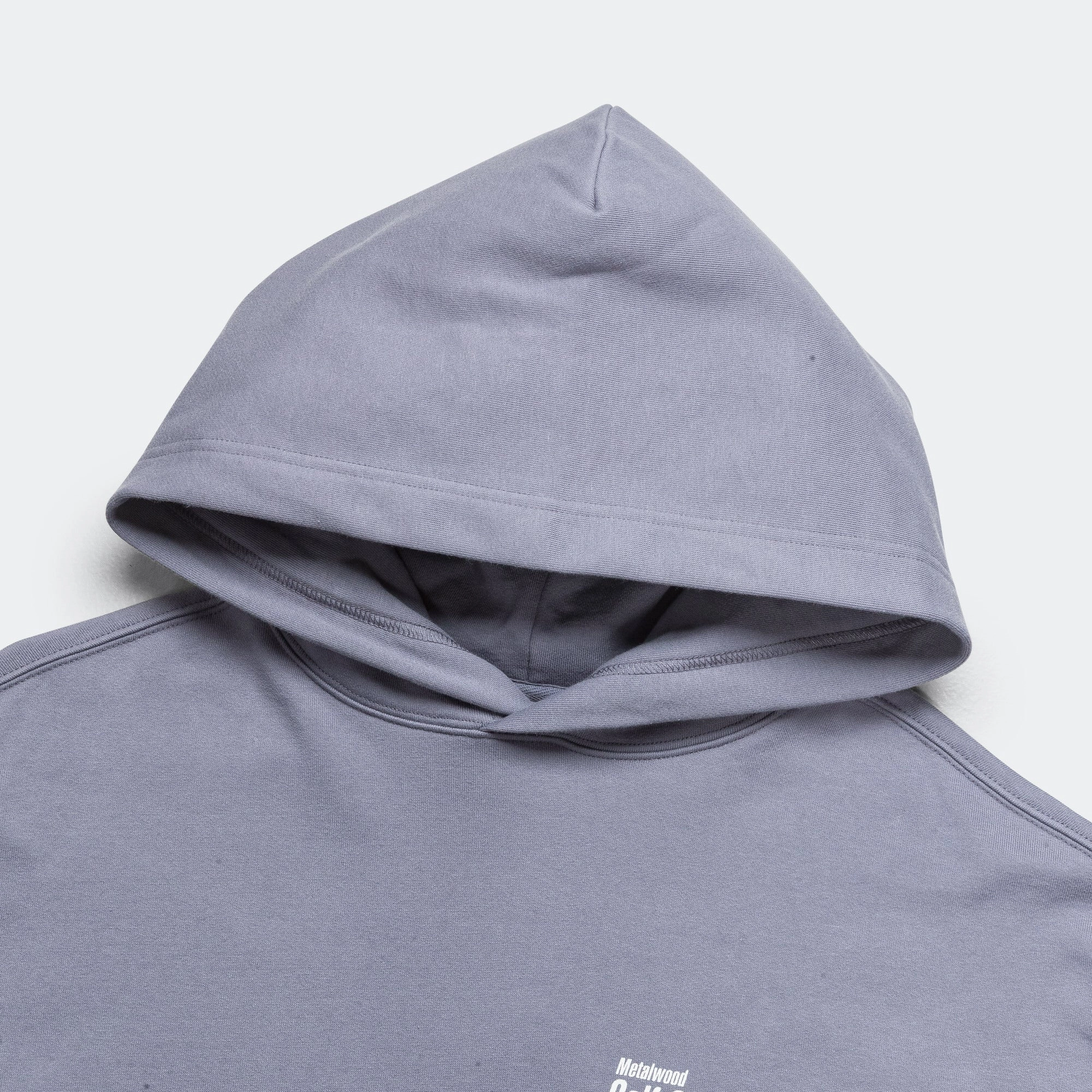 Contrast Trim Cozy Choice Simulator 98 Hooded Sweatshirt - Pewter