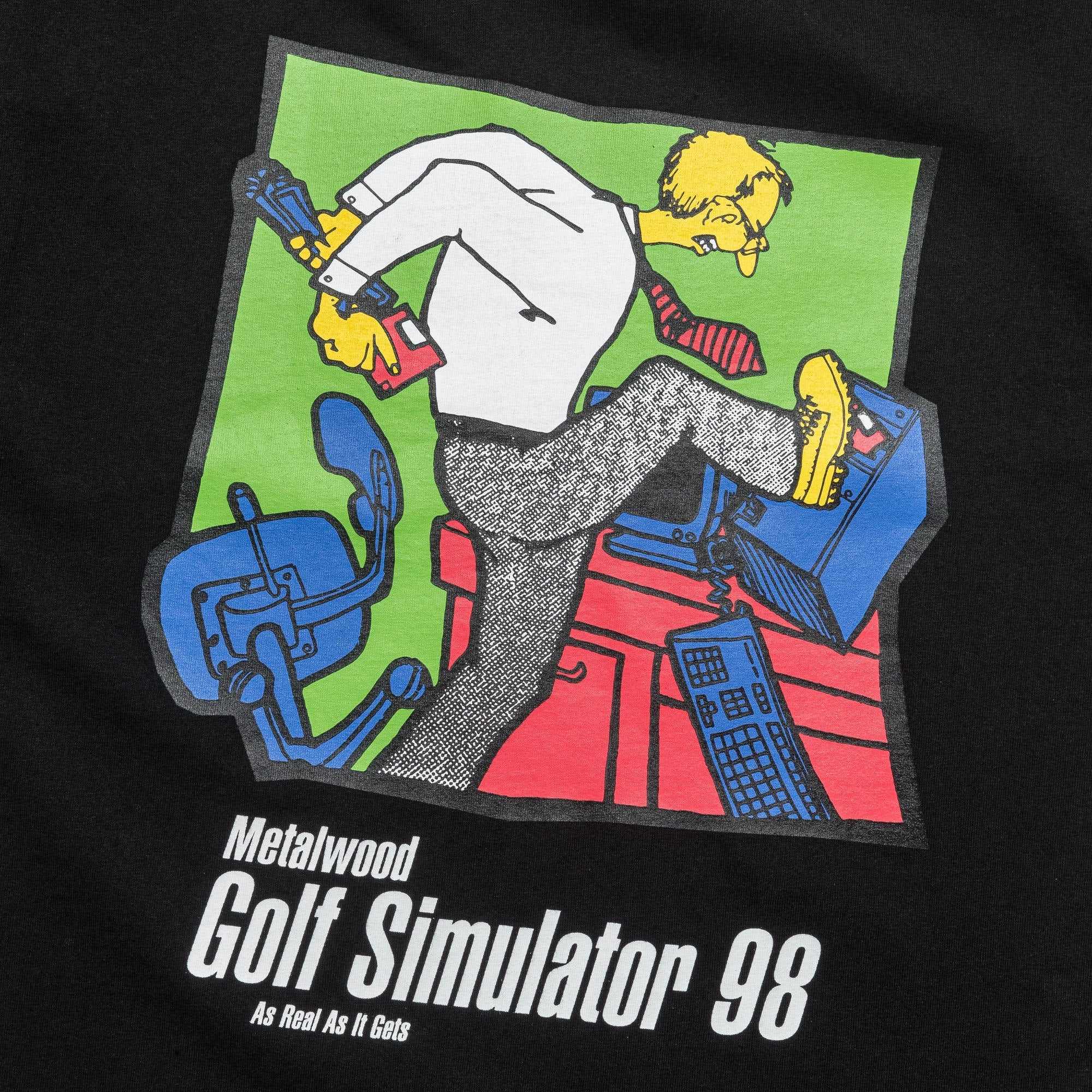 Comfy Design Simulator 98 SS T-Shirt - Black