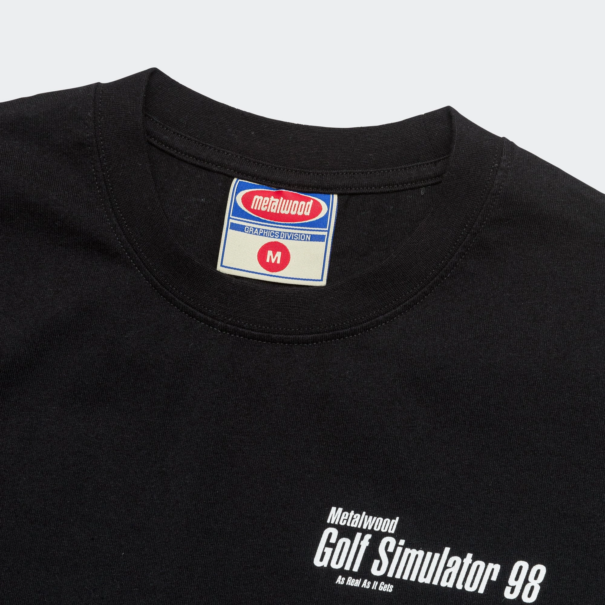 Simulator 98 SS T-Shirt - Black Vibrant Colors Casual Layer Wear