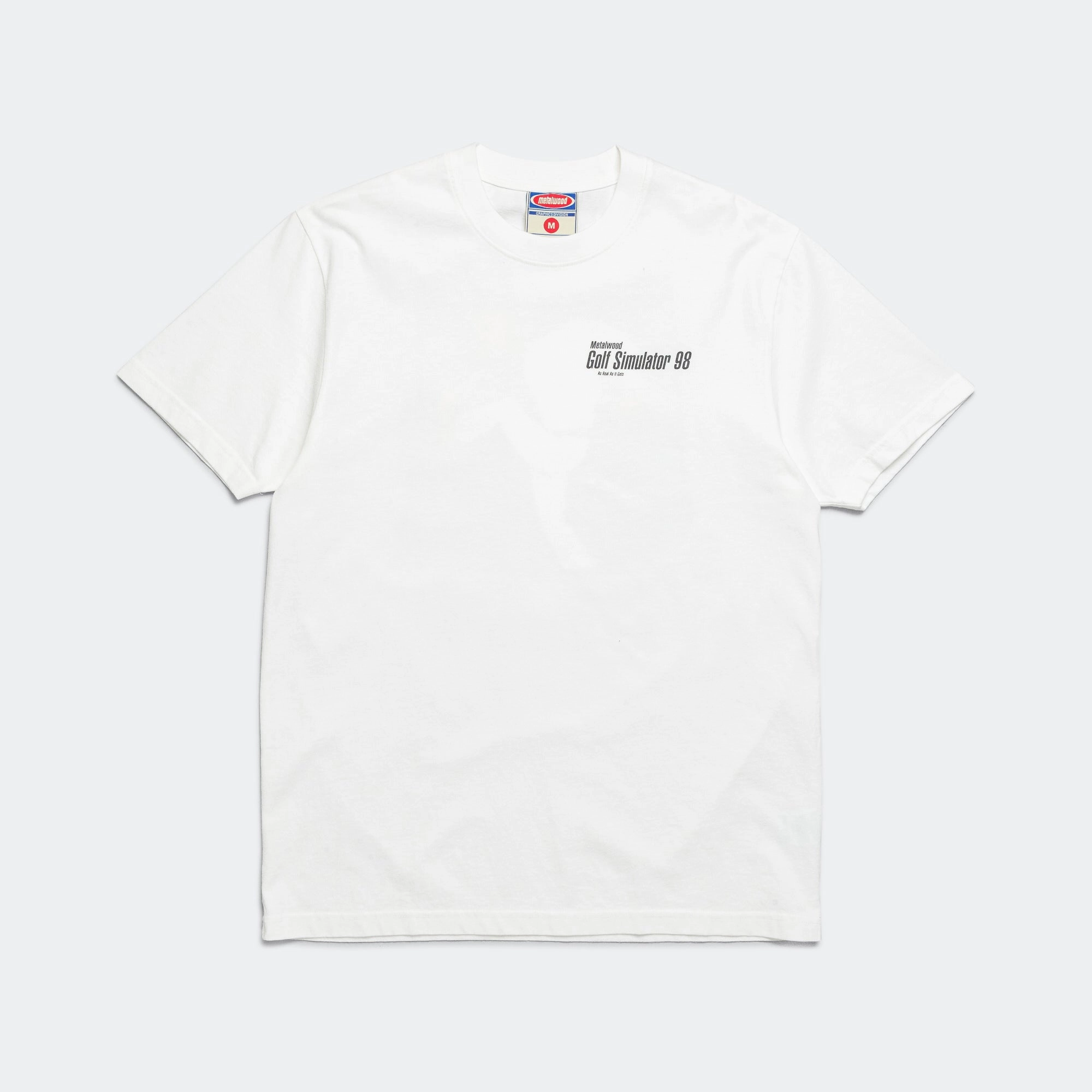 Perfect for Workouts Simulator 98 SS T-Shirt - White