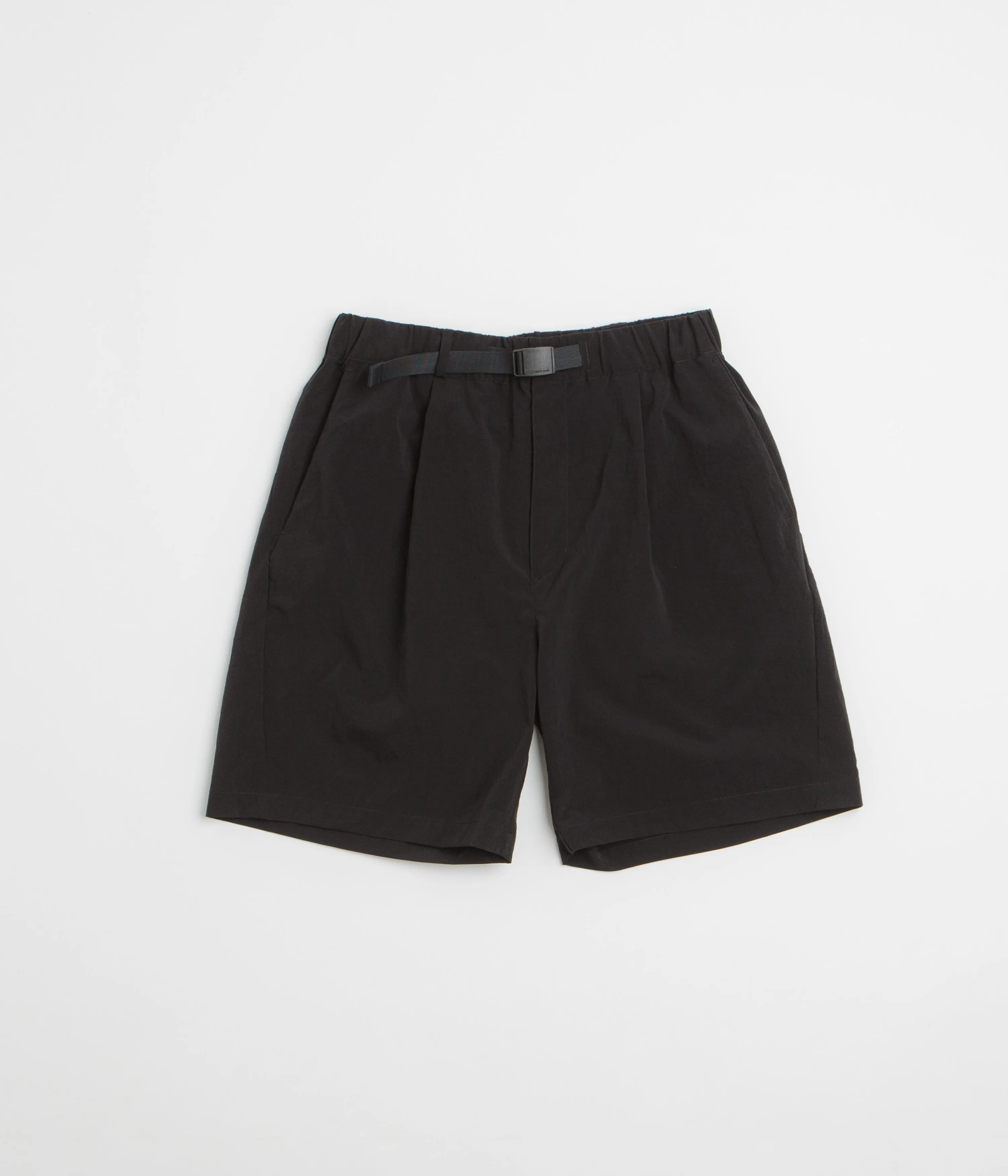 Lounge Fit Snow Peak Breathable Quick Dry Shorts - Black
