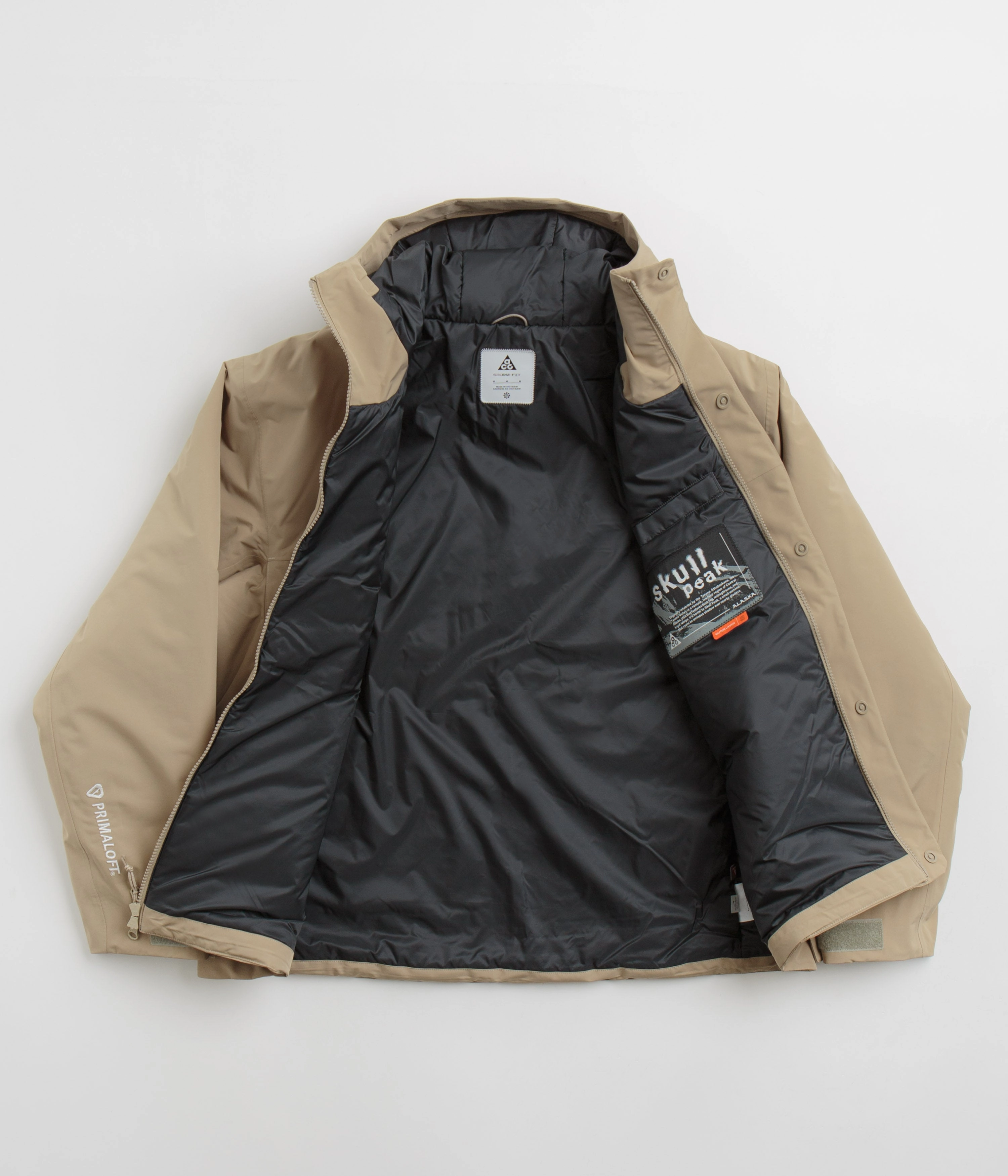 Nike ACG Skull Peak Jacket - Khaki / Anthracite / Black / Summit White Core Function Protective Outer Layer