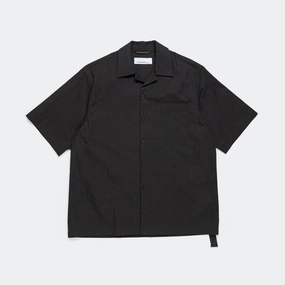 Boxi SS Shirt - Black Multipocket Style Seamless Sides