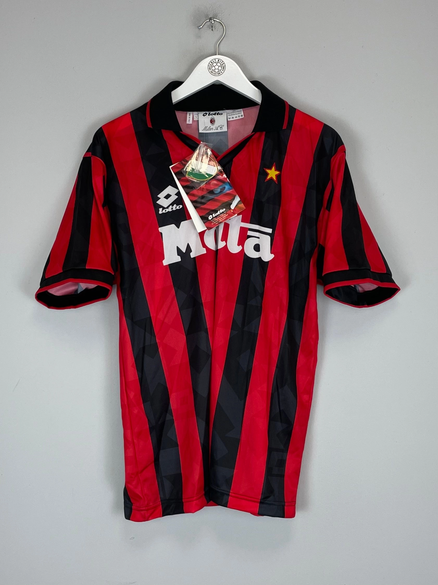 Ultimate Comfort 1993/94 AC MILAN *BNWT* HOME SHIRT (L) LOTTO