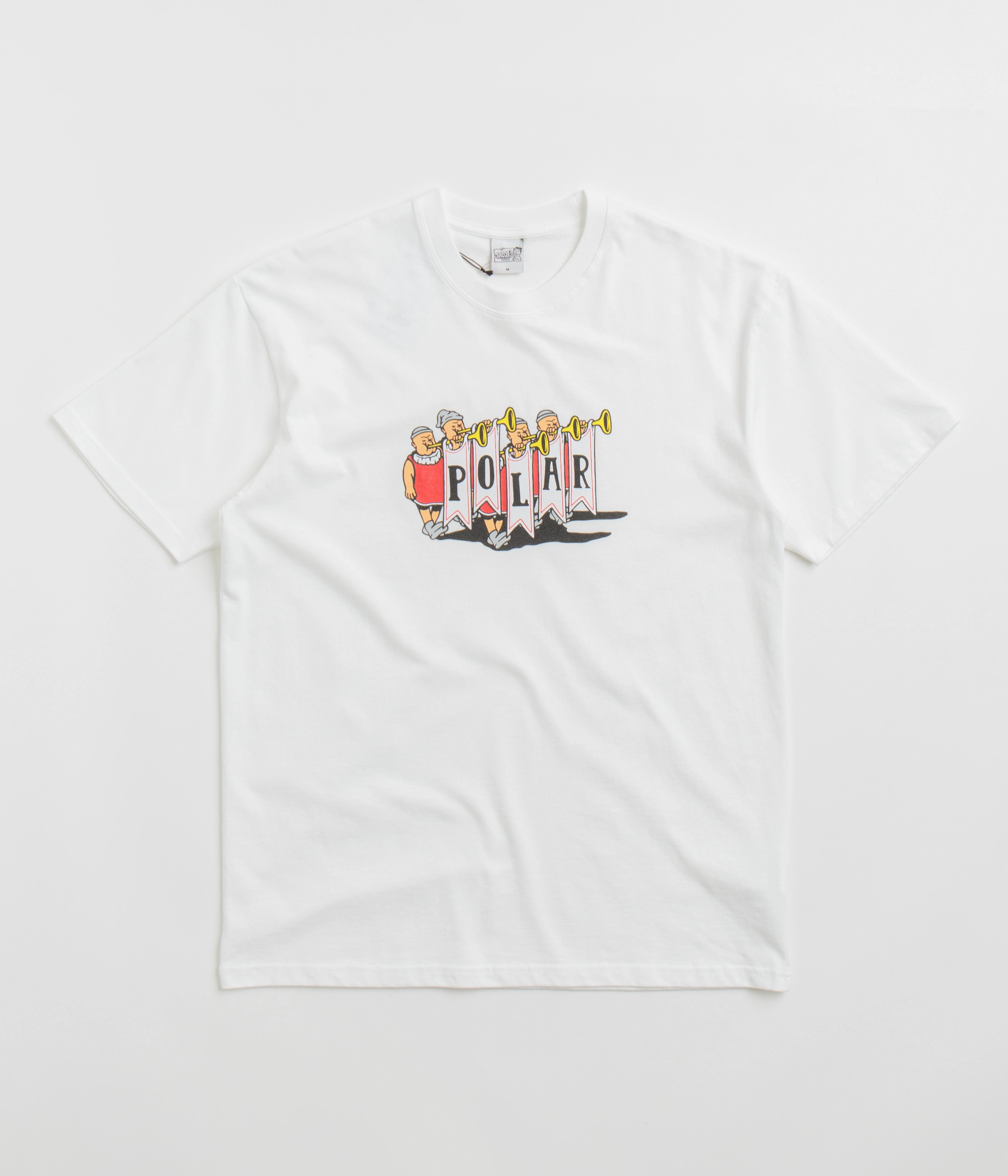 Everyday Trend futuristic Polar Trumpets T-Shirt - White
