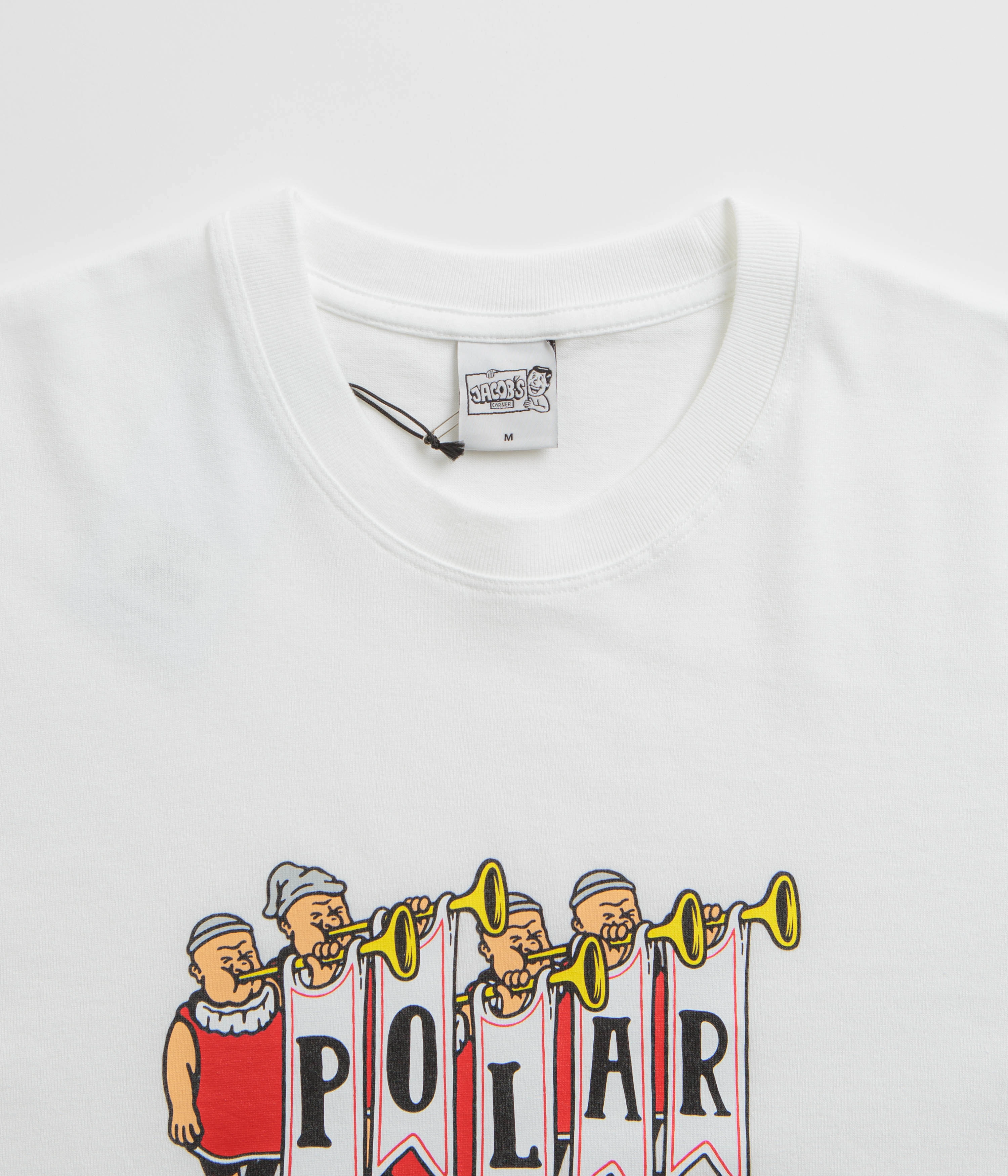 Low Impact Dye Polar Trumpets T-Shirt - White