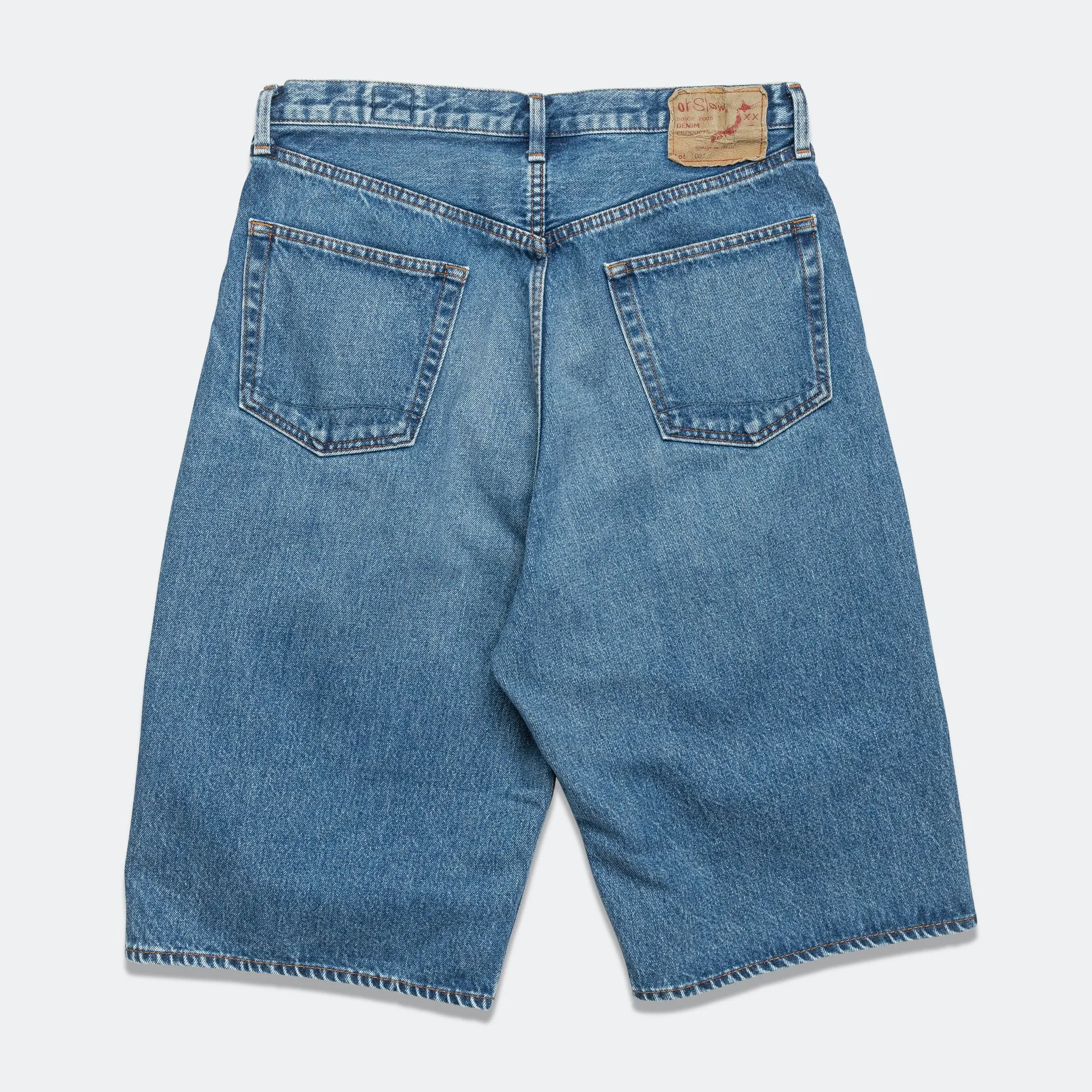 Super Dad Fit Shorts - Denim Used Breathable Material