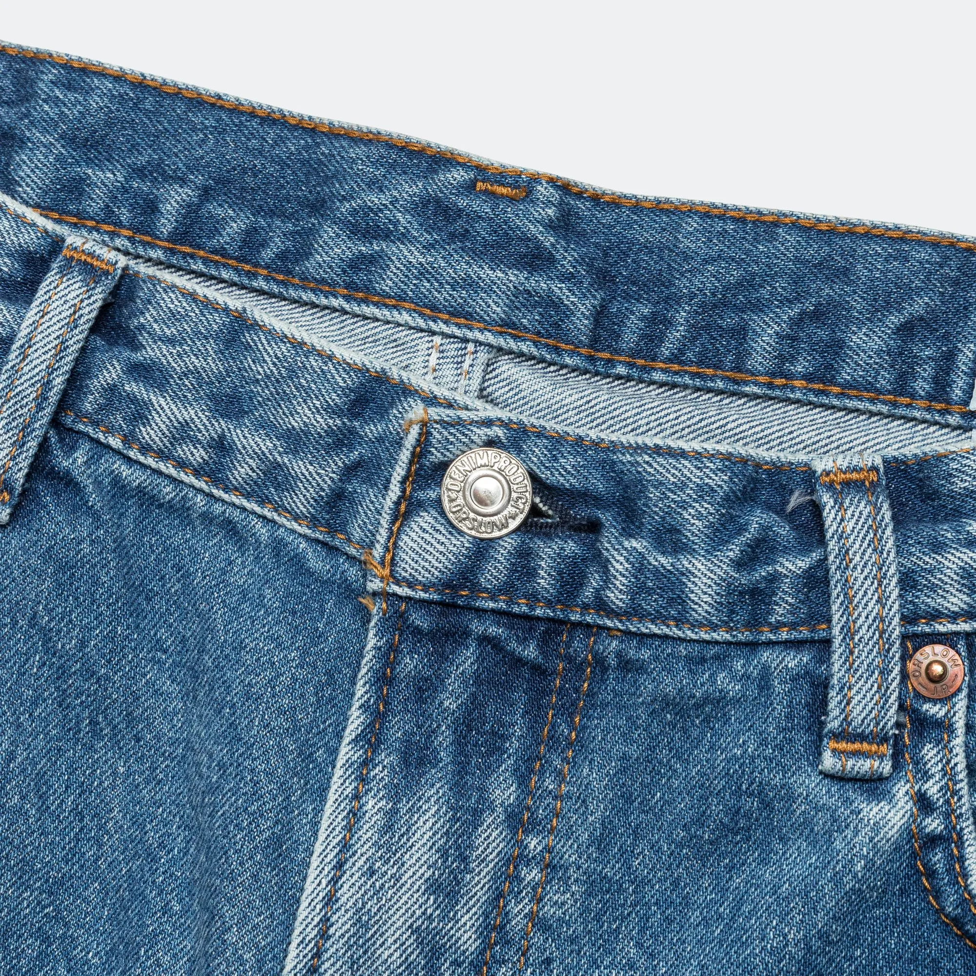 Super Dad Fit Shorts - Denim Used service industry