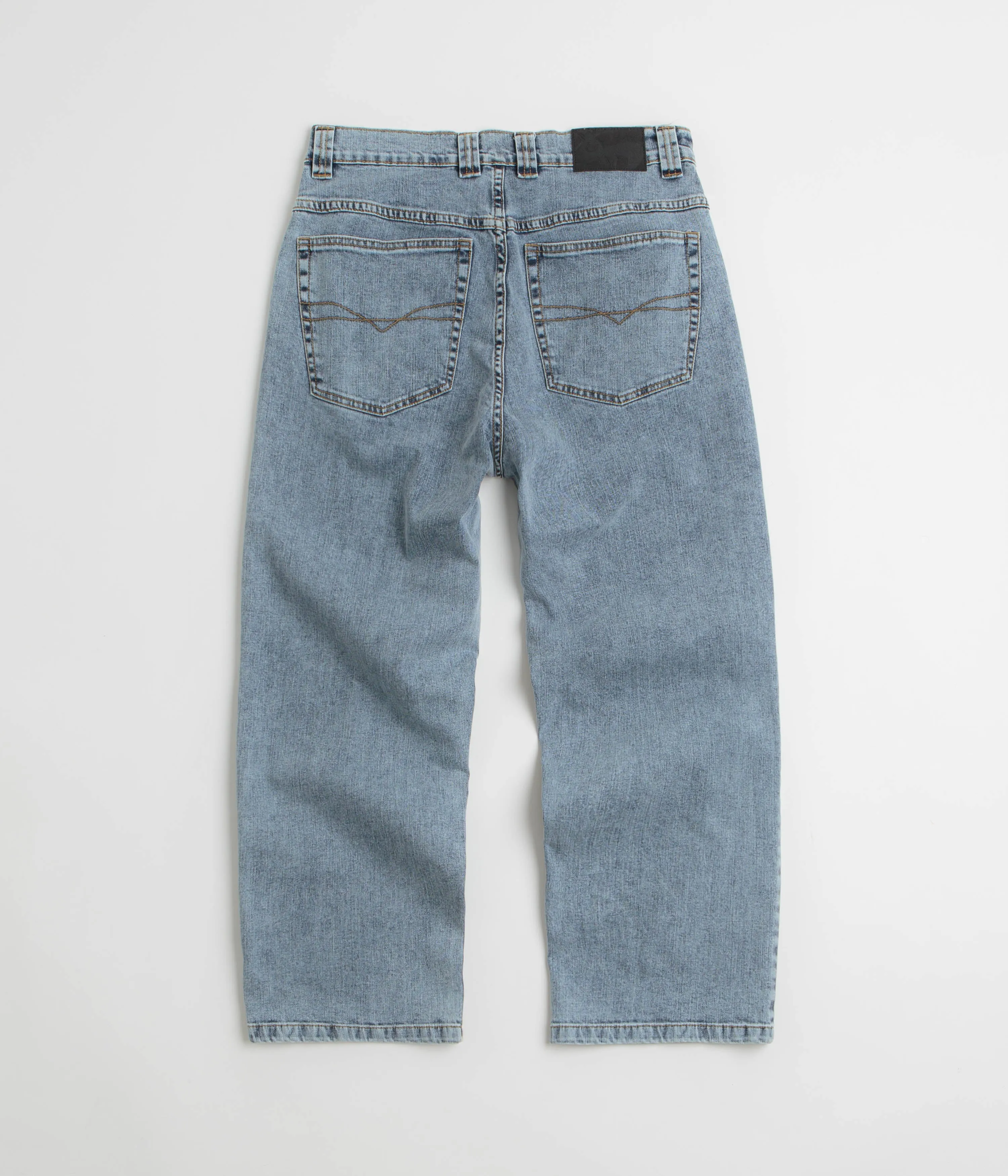 Waterless Wash Technology Yardsale Ivory Slub Jeans - Light Denim