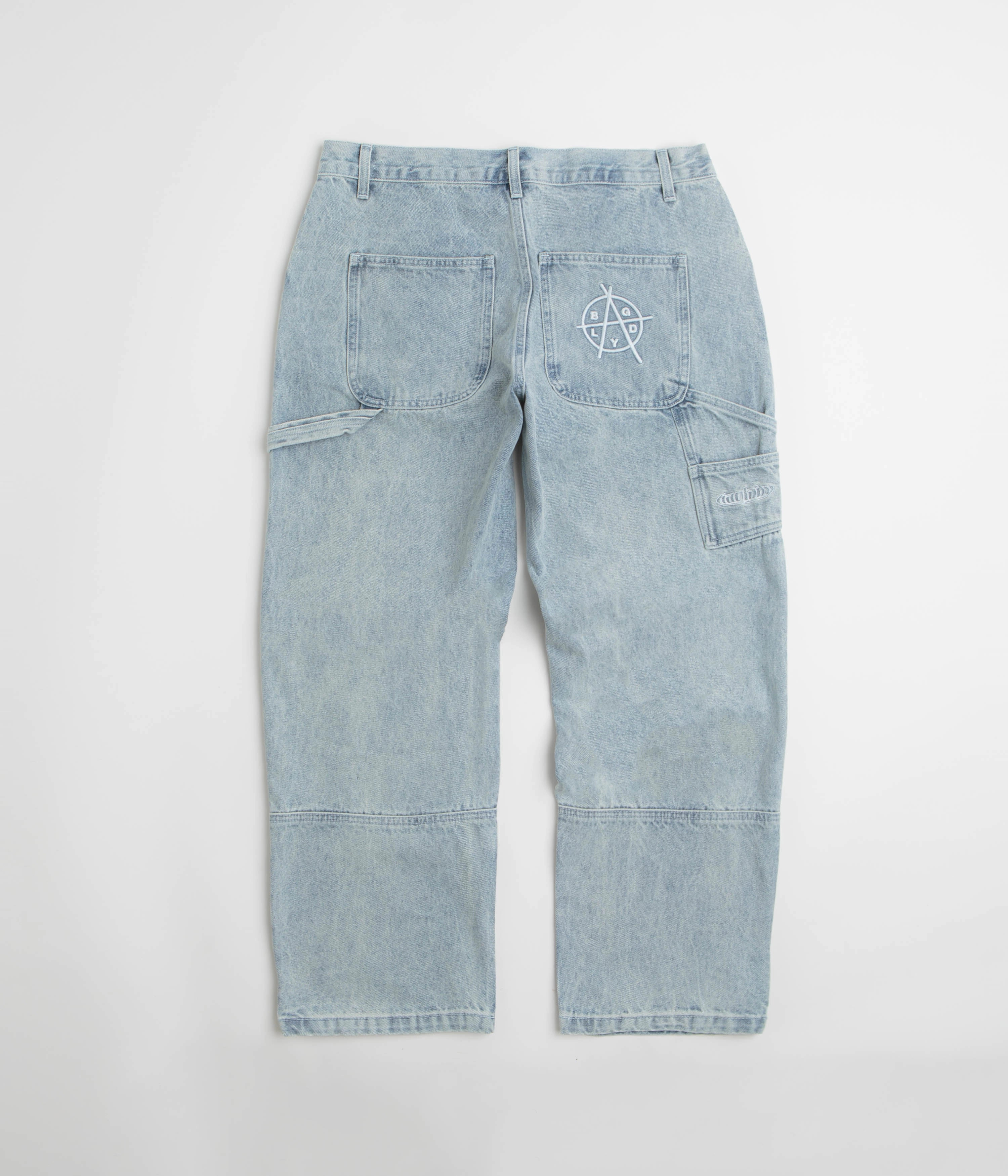 Baglady Carpenter Jeans - Light Wash Anti Fade Technology Street Ready