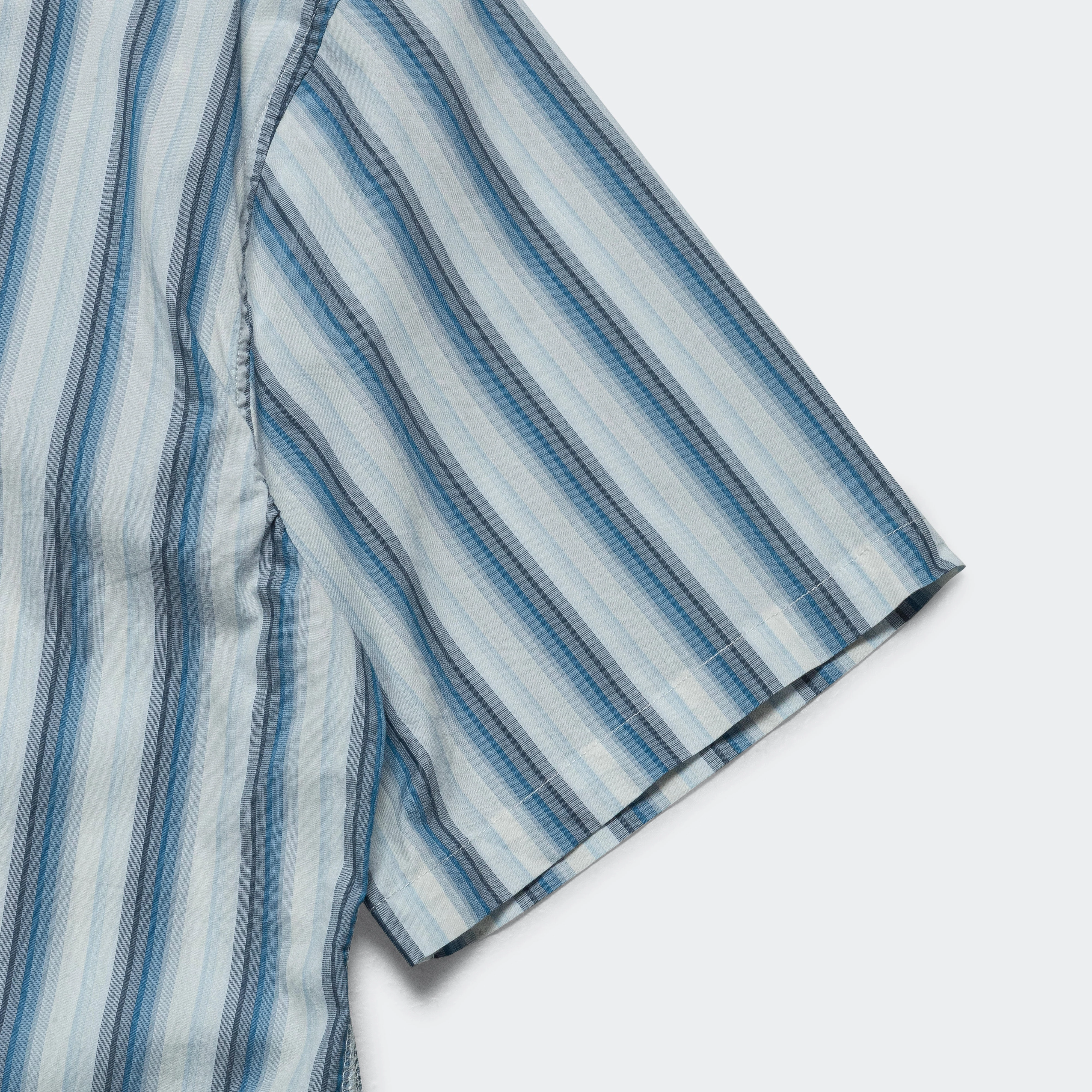 Big SS Shirt - Blue Stripe Wardrobe Staple Eco Friendly Material