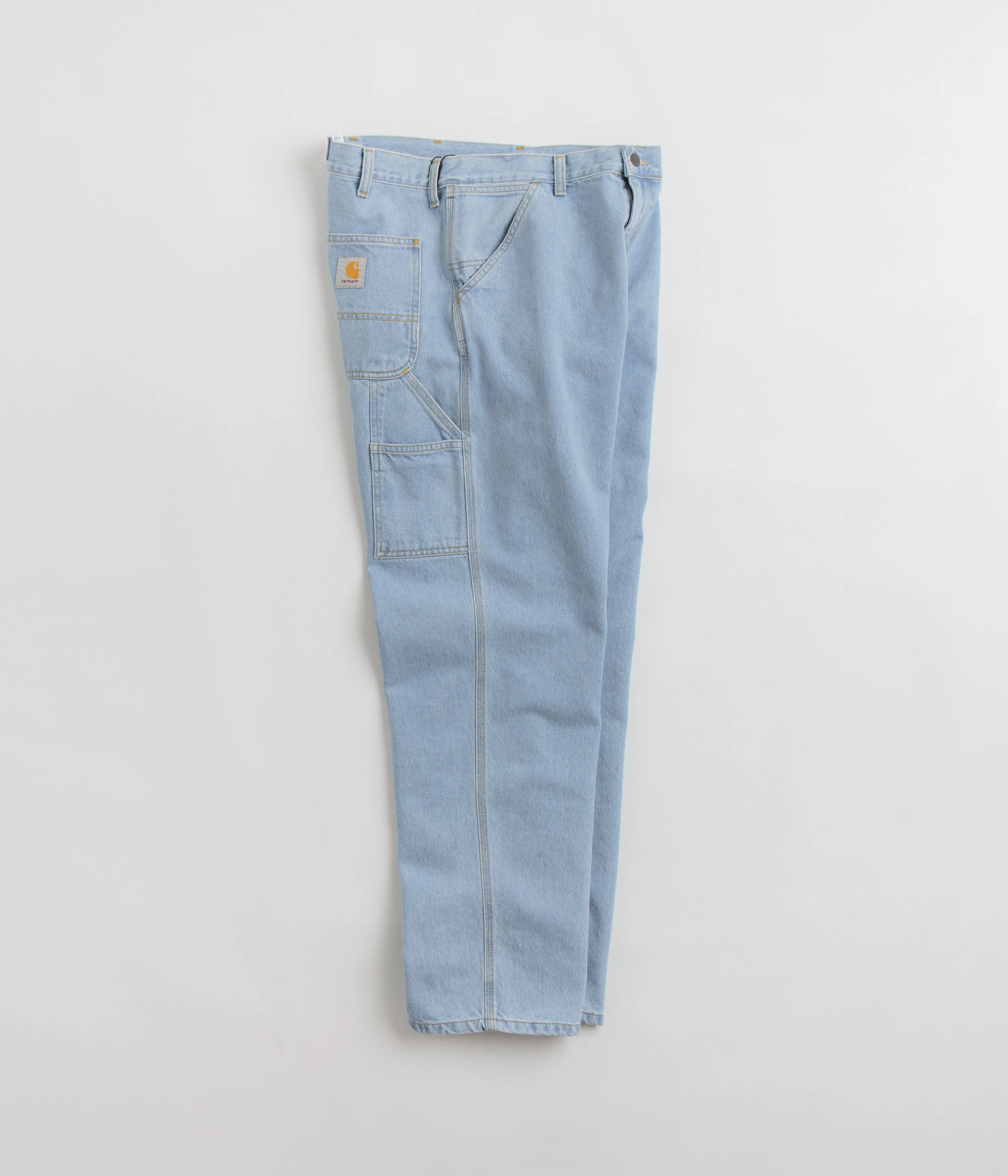 Minimal Edge Carhartt Denim Single Knee Pants - Heavy Stone Bleached Blue