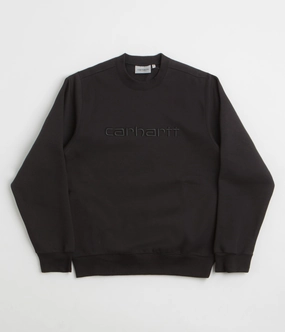 Carhartt Carhartt Crewneck Sweatshirt - Black / Black Chill Vibes