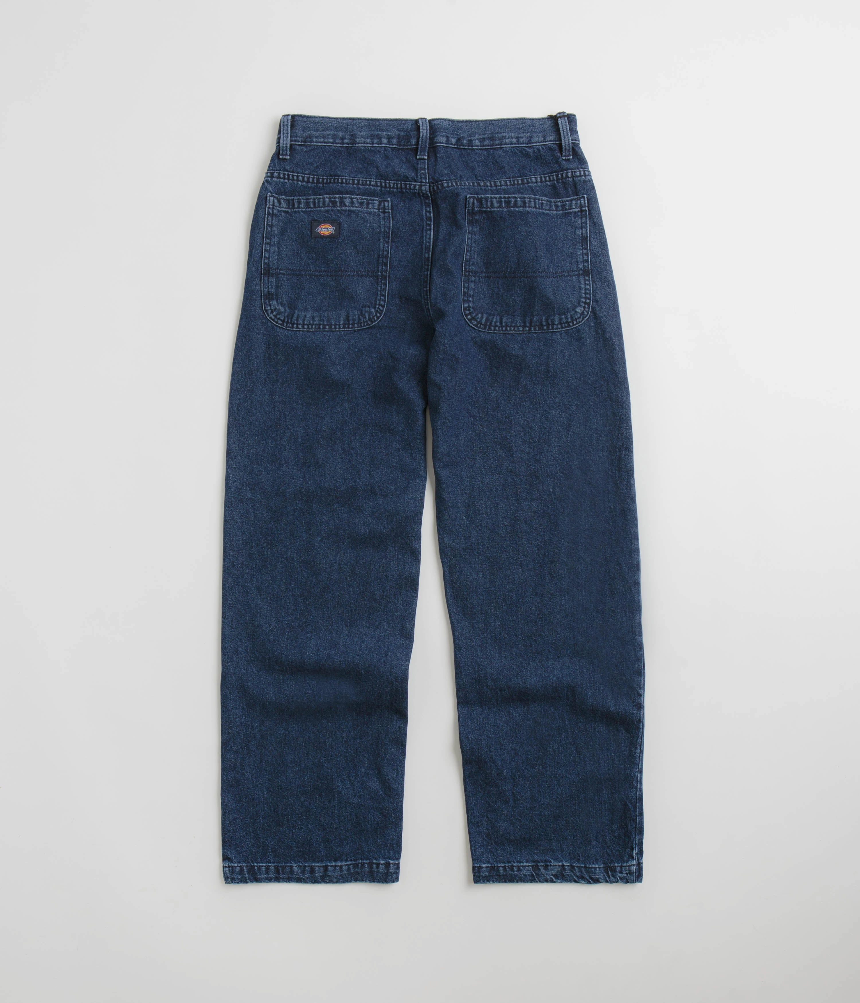 Dickies Double Knee Jeans - Stonewashed Indigo Blue Street Casual Stretch Holiday Vibes Streetwear Fan
