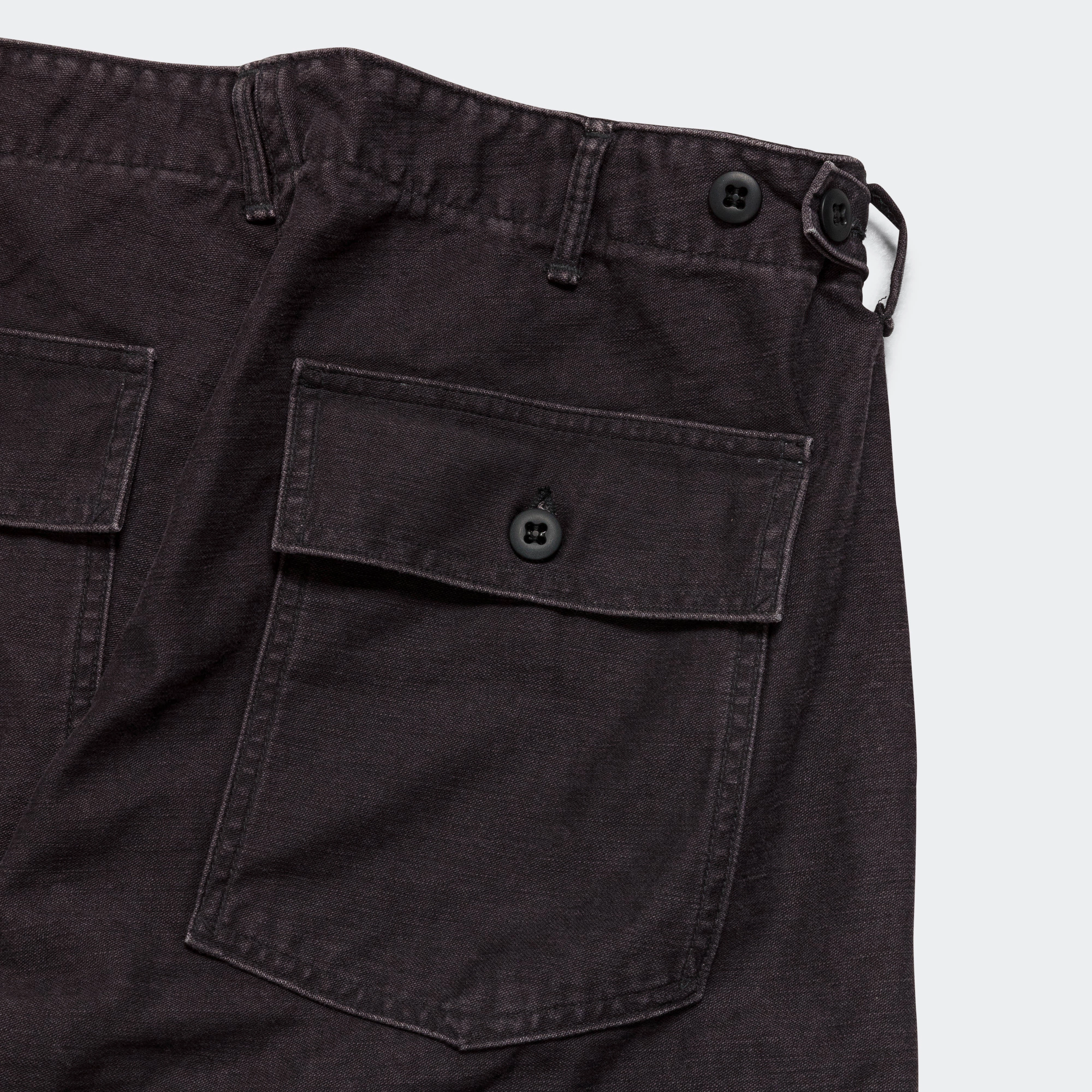 Stretch Motion Slim Fit Fatigue Pants - Black Stone