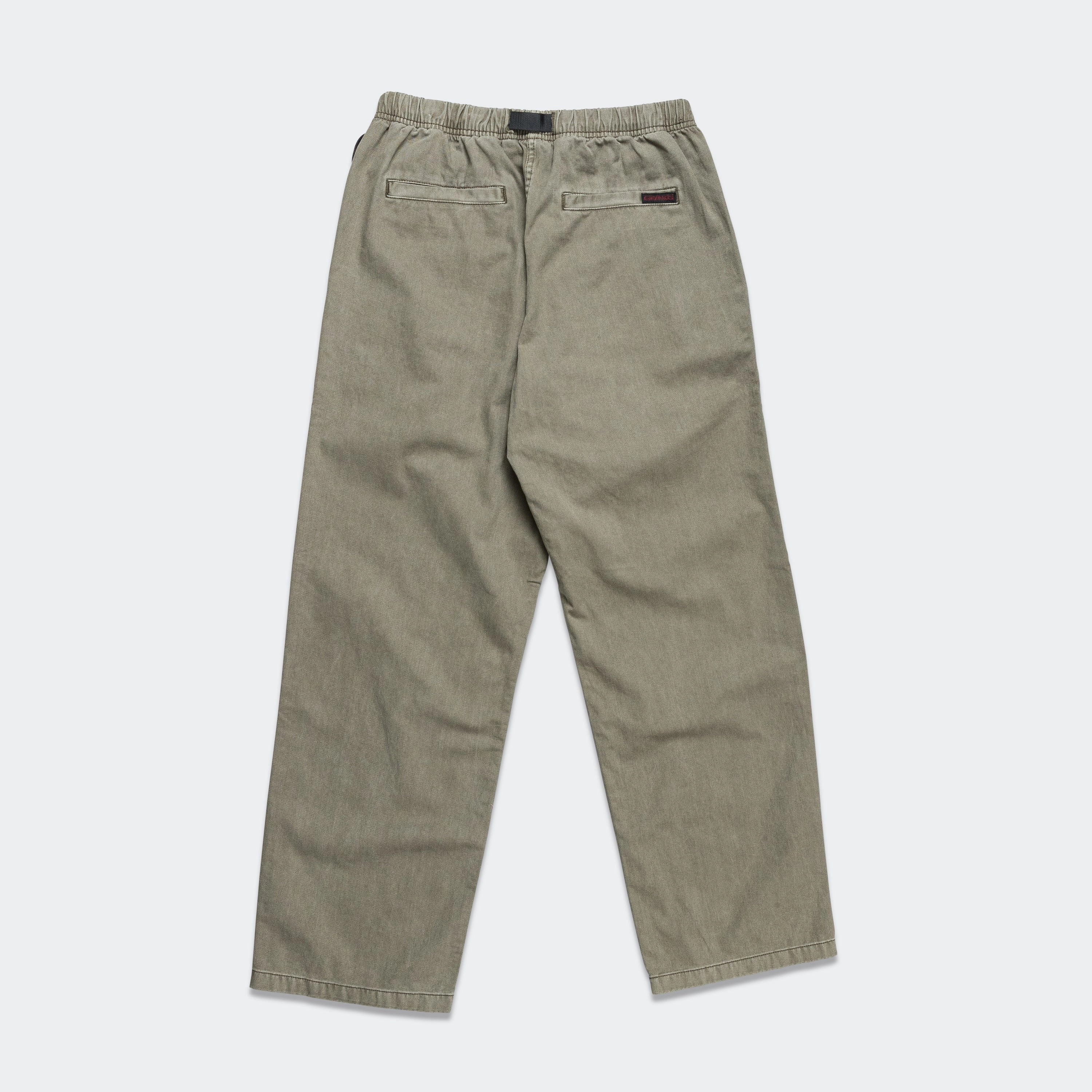 Comfortable Design Flex Fit Gramicci Pant Straight Fit - Herb Pigment