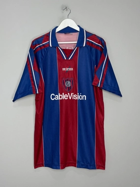 1999/00 SAN LORENZO #22 HOME SHIRT (XL) MEBAL Workout Session Raglan Sleeve Integration