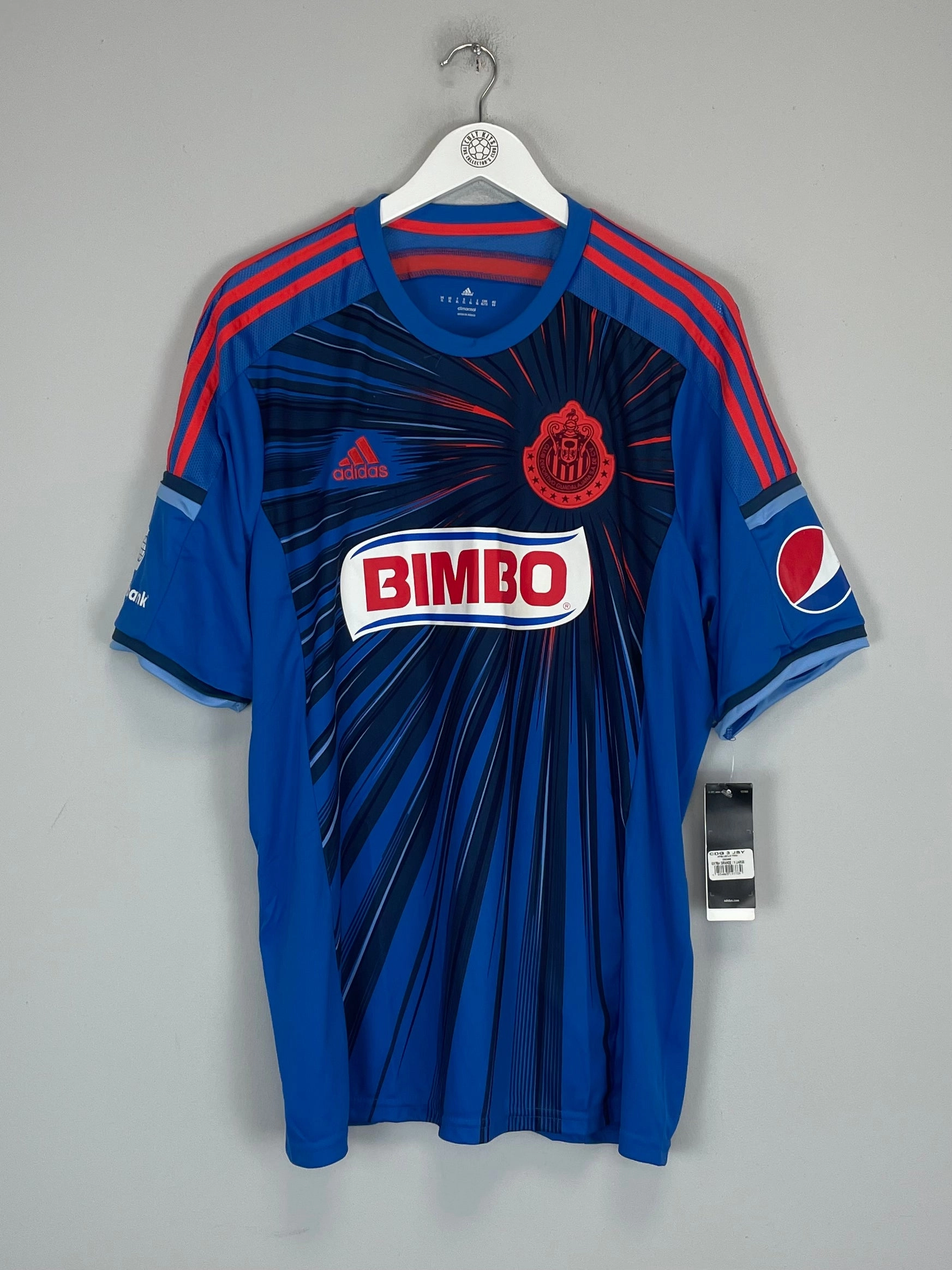 Running Style 2013/14 CHIVAS GUADALAJARA *BNWT* THIRD SHIRT (XL) ADIDAS