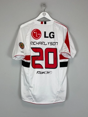 subtle style 2008/09 SANTOS RICHARLYSON #20 HOME SHIRT (M) REEBOK