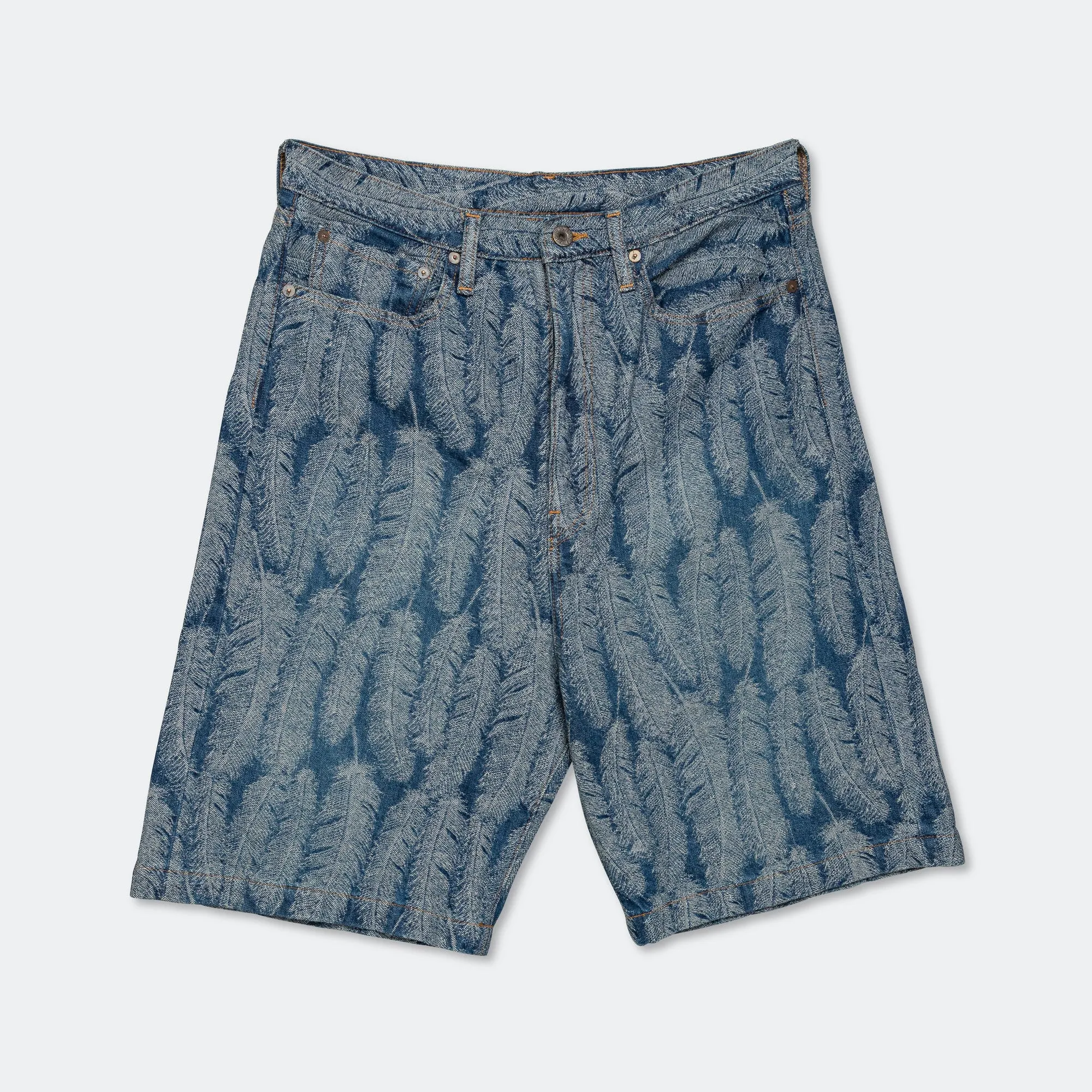Anytime Wear 120z MAGPIE Denim 5P Shorts. - Light