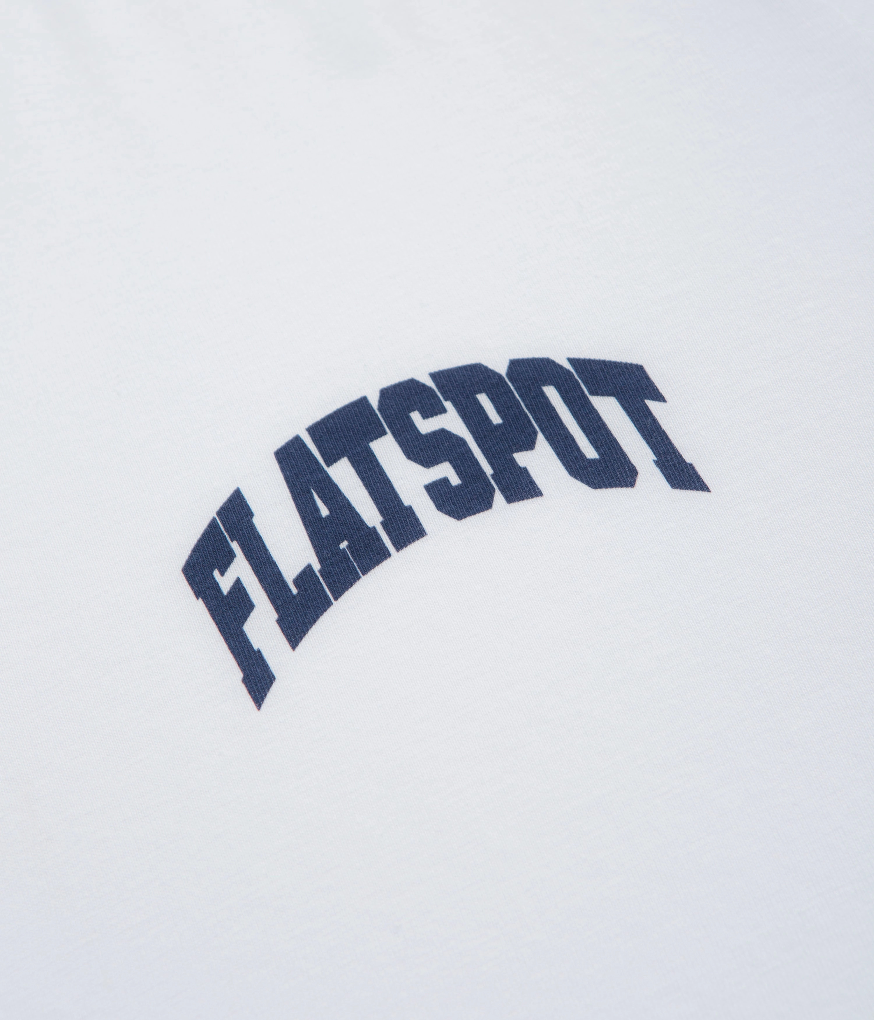 flatspot Collegiate T-Shirt - White Non Iron Finish