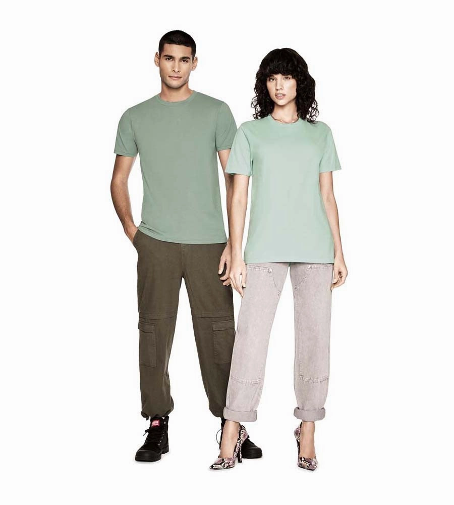 EarthPositive Unisex Classic Jersey T-Shirt | OFF WHITE Lightweight Wear