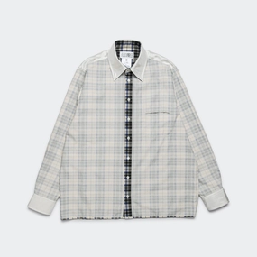 Reversible Checkered Shirt - Black/White tall size Workwear Approved
