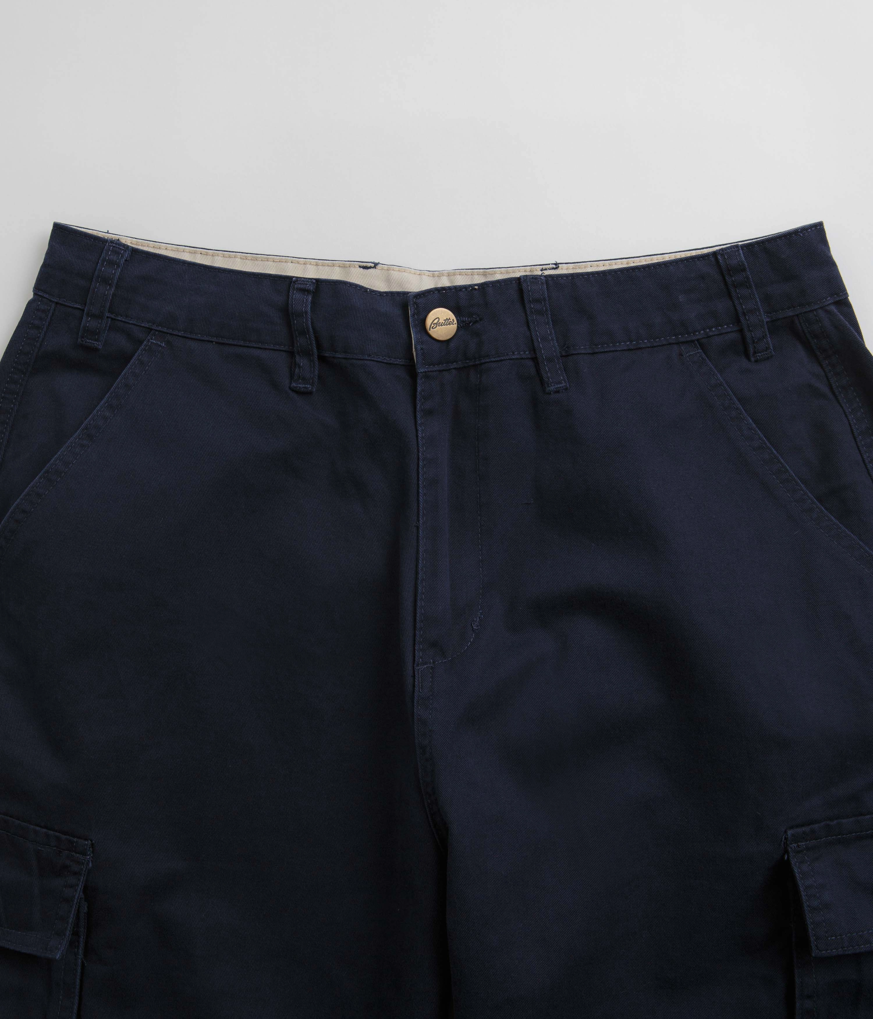 Butter Goods Field Cargo Pants - Navy Water Repellent