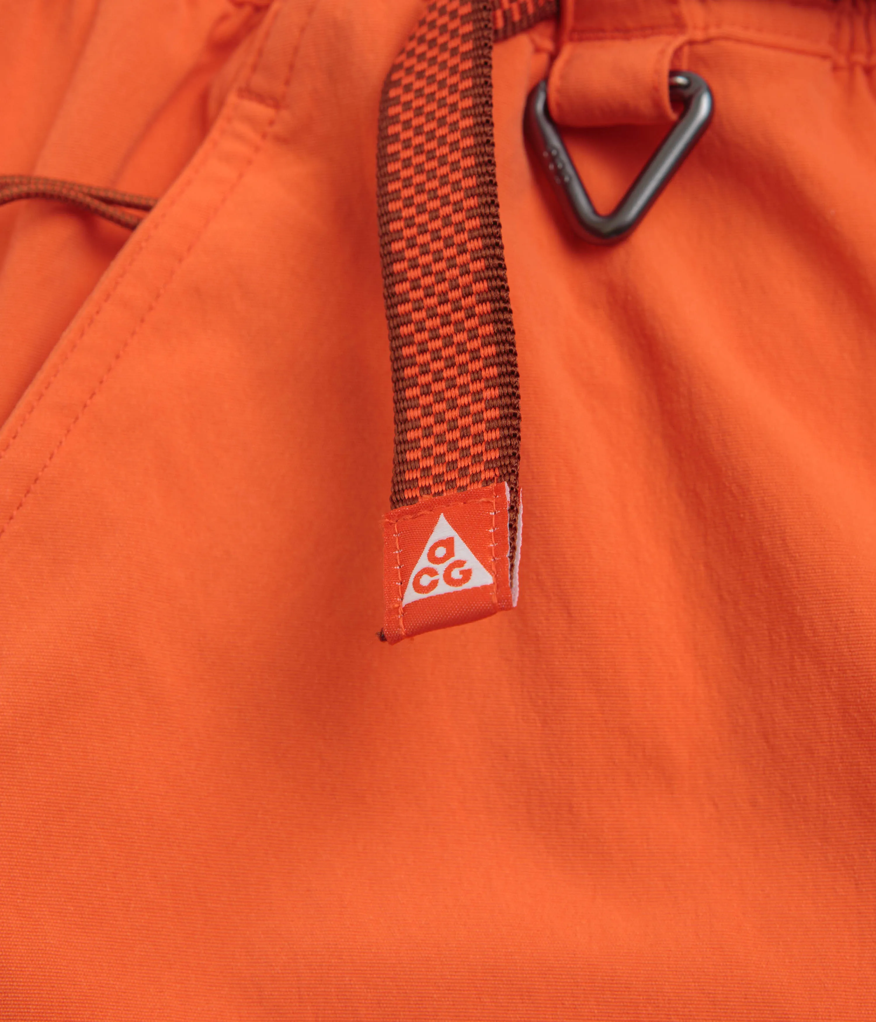 Double Layered Hem Versatile Design Nike ACG Hiking Shorts - Picante Red / Cinnamon / Summit White