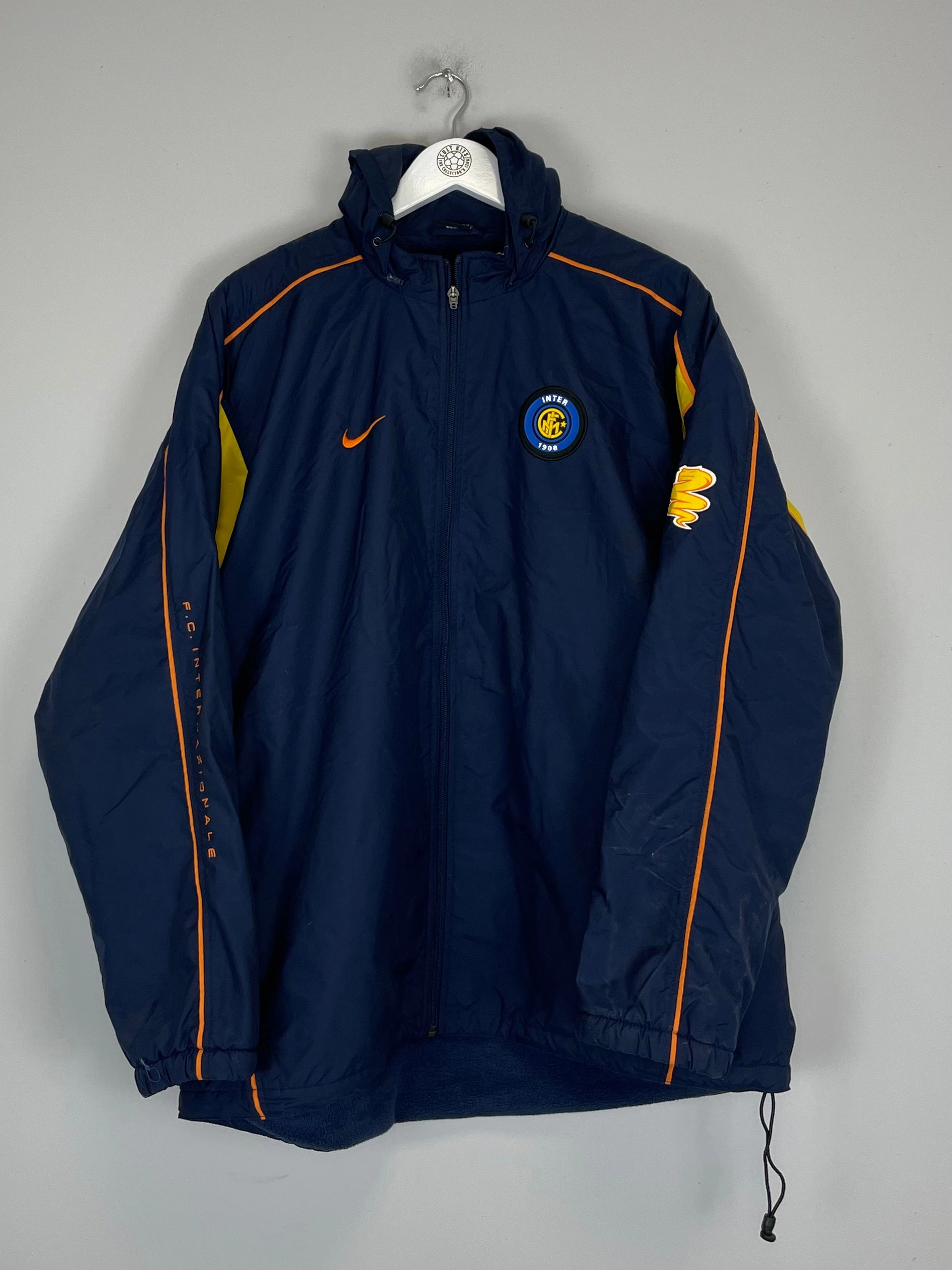 Smooth Texture 2001/02 INTER MILAN FLEECE LINED JACKET (L) NIKE