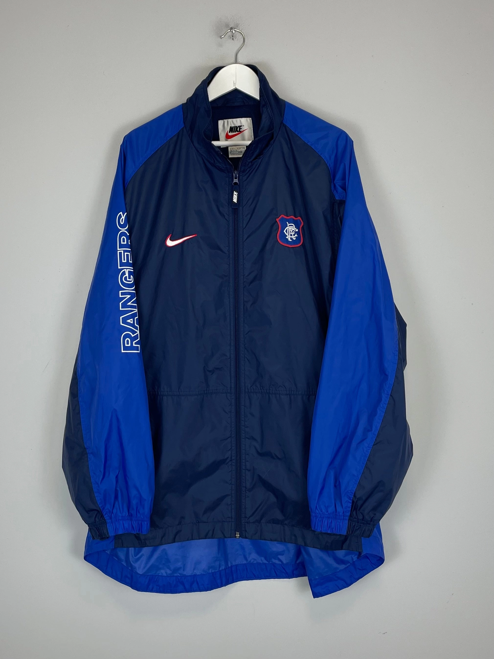 1997/98 RANGERS TRACK JACKET (XXL) NIKE Hypoallergenic fabric Vegan materials