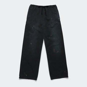 Cotton Jersey Paint Splatter Pants - Black Dynamic Flex Panels AntiSnagZippers