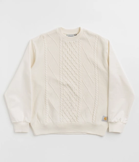 Carhartt Tridon Crewneck Sweatshirt - Natural Transitional Piece