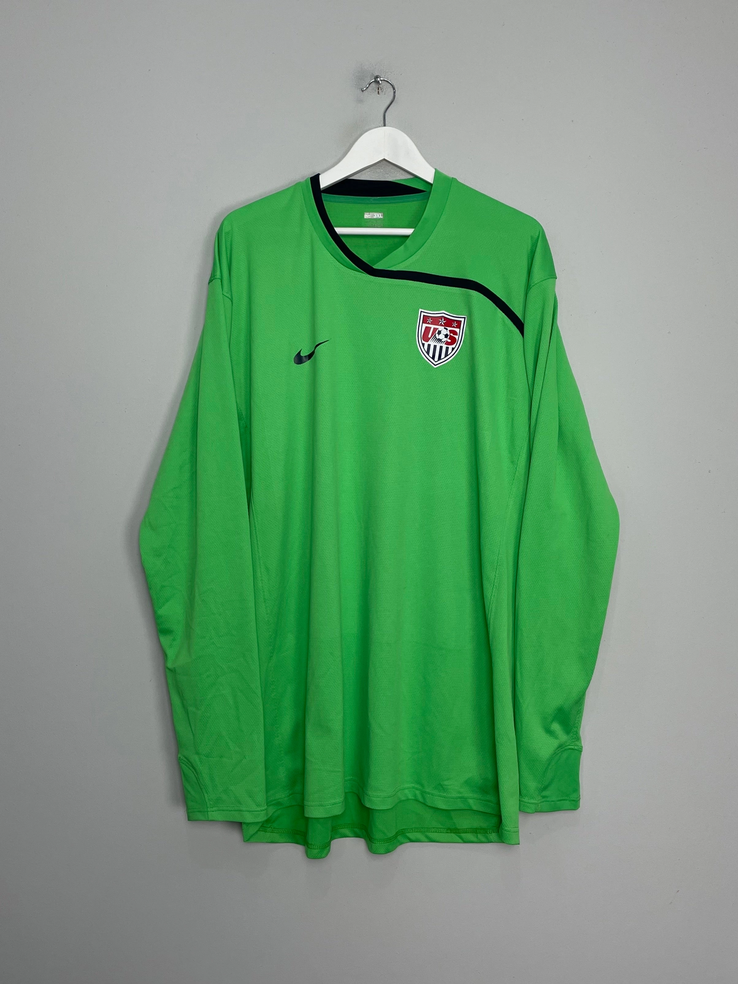 2008/09 USA *PLAYER ISSUE* GK SHIRT (XXXL) NIKE Wrinkle resistant fabric