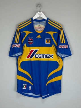 2007/08 TIGRES AWAY SHIRT (L) ADIDAS Durable Performance Quick Release Moisture Transfer