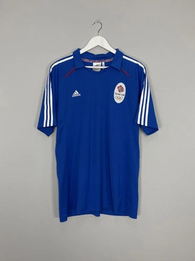 2012 GREAT BRITAIN ADIDAS OLYMPICS TRAINING POLO (XL) Chill Fit