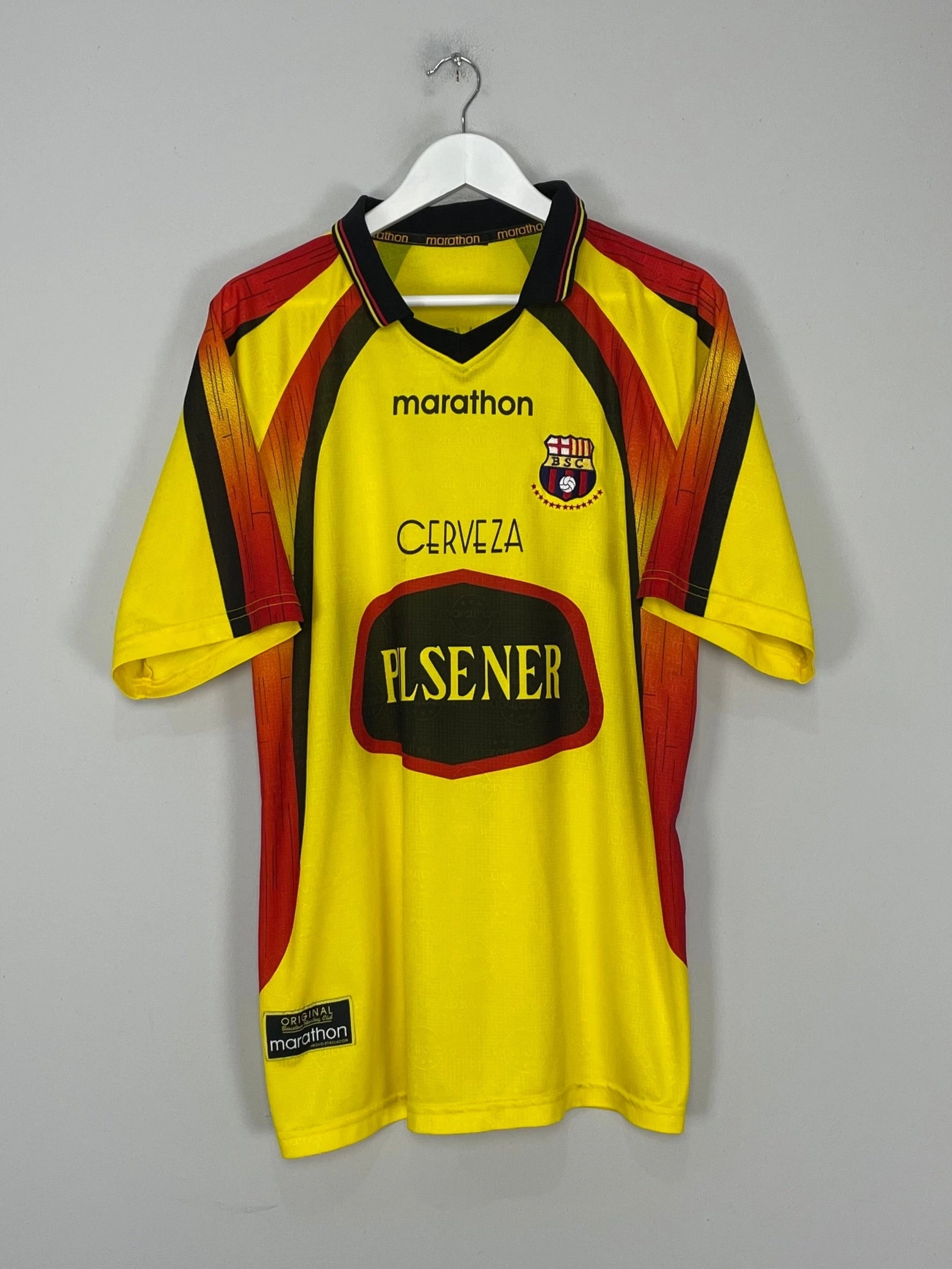 Abrasion Defensive Layer Breathable Layer 2001 SC BARCELONA HOME SHIRT (L) MARATHON