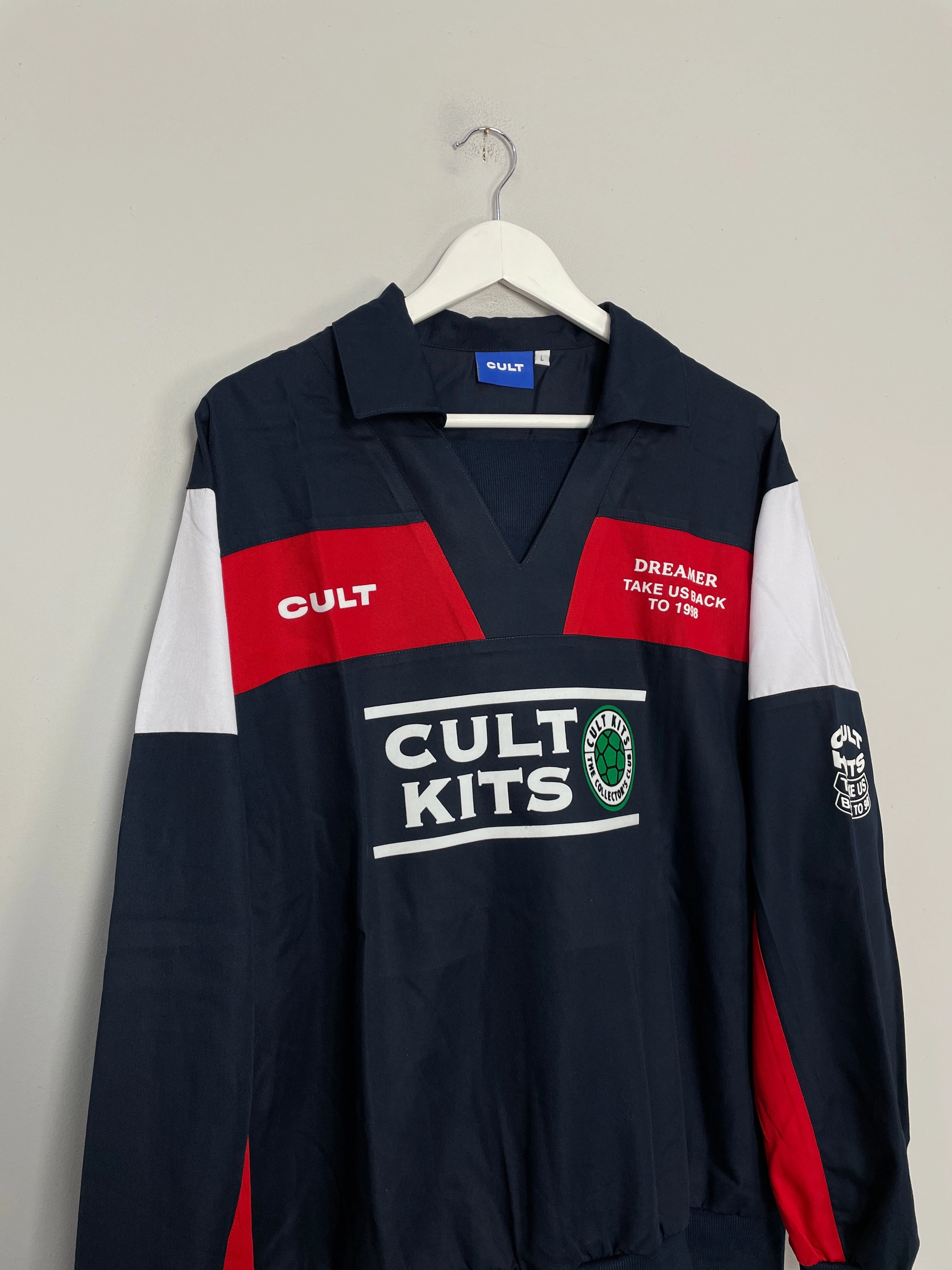 Ergonomic Articulated Sleeve 1998 DREAMERS DRILL TOP 'ENGLAND' (MULTIPLE SIZES) CULT