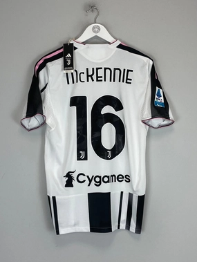 2025/26 JUVENTUS MCKENNIE #16 *AUTHENTIC* BNWT HOME SHIRT (M) ADIDAS Muscle Motion Sport Ready