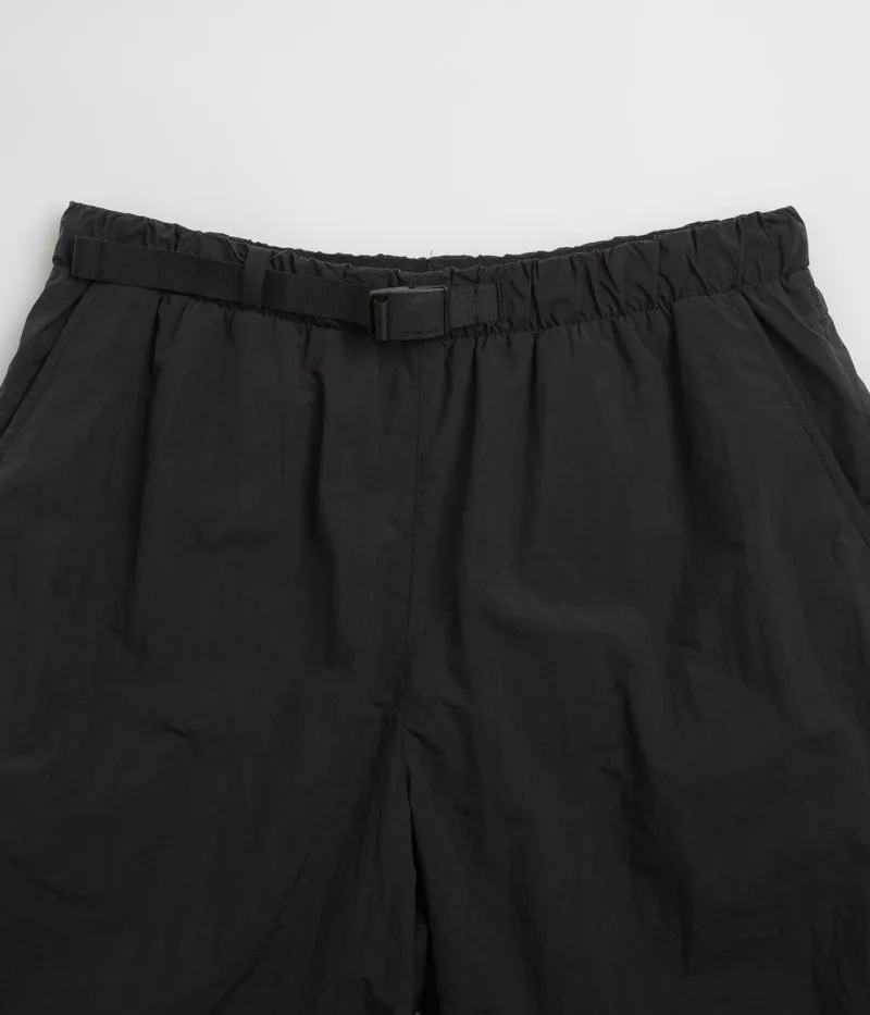 Snow Peak Nylon Tussah 2Way Shorts - Black shrink - resistant