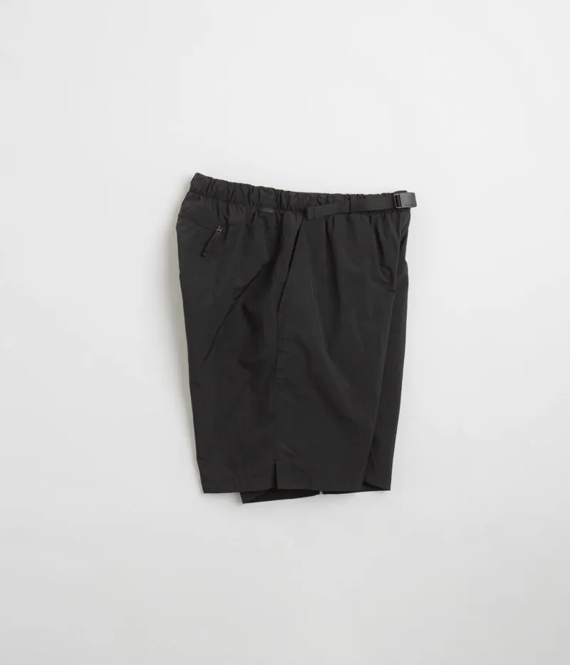 Snow Peak Nylon Tussah 2Way Shorts - Black Multi Pocket System Chill Mood
