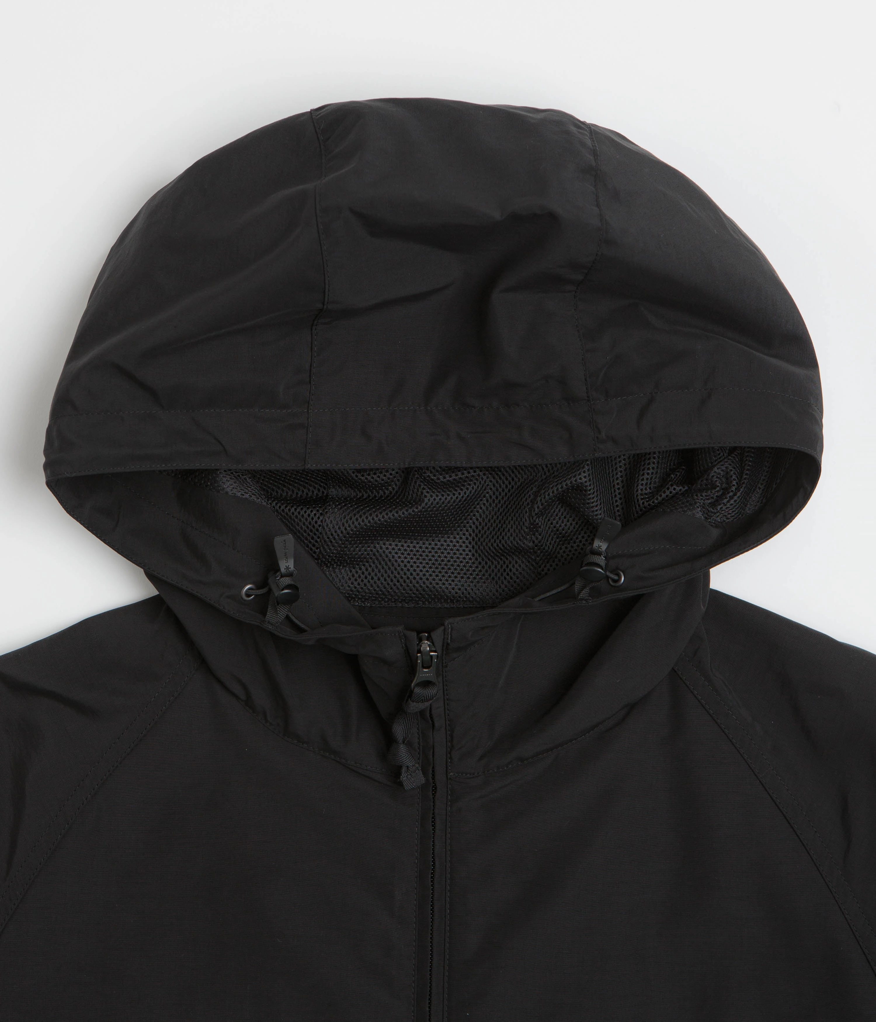 Snow Peak Light Mountain Cloth Zip Up Parka - Black Help