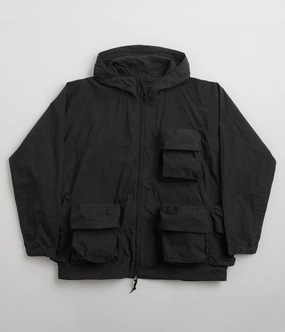 Snow Peak C/N Parka - Black Classic Jacket Fit Sleek Fit