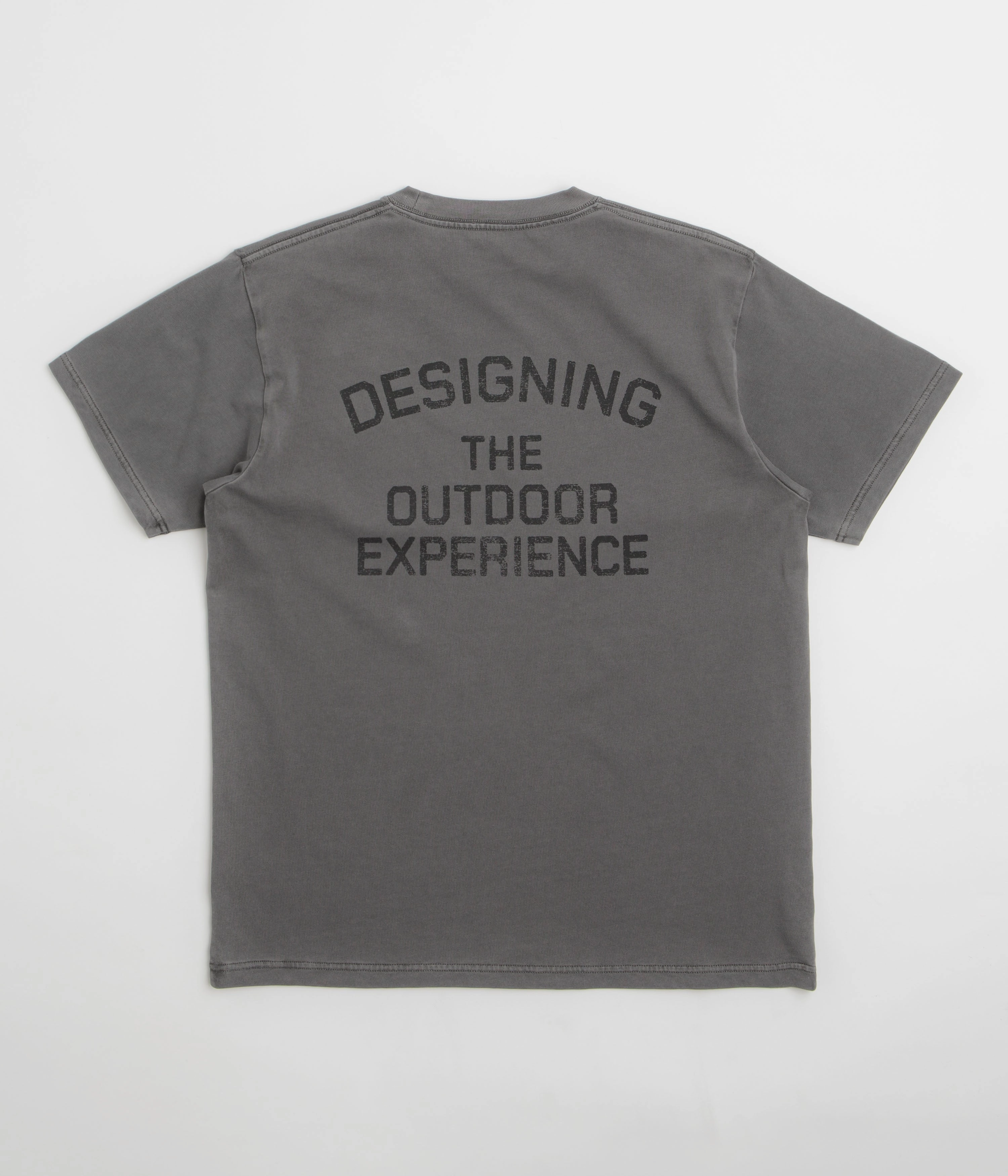 Snow Peak Camping Club T-Shirt - Charcoal Breathable Look ReinforcedShoulderPanels