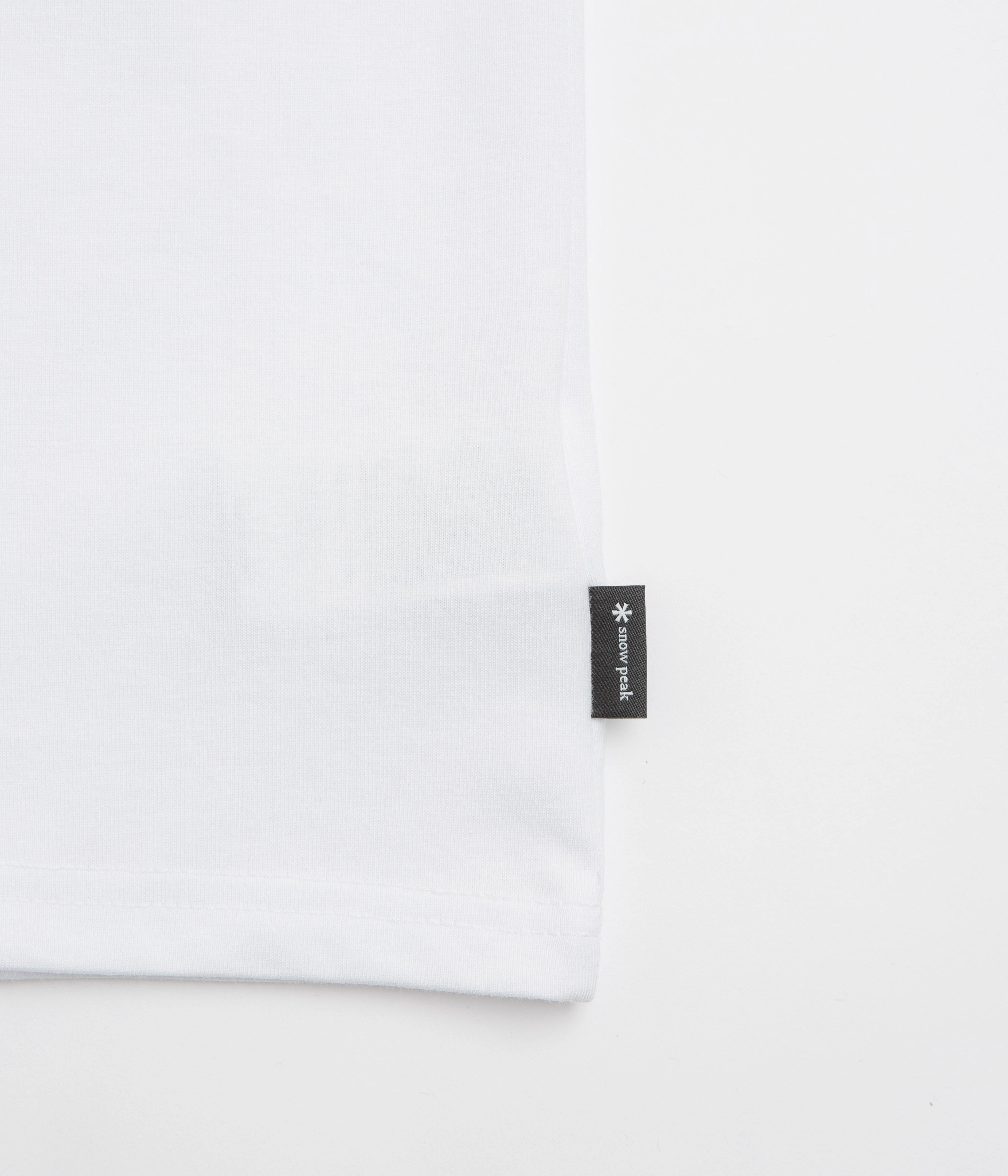 Snow Peak Chest Logo T-Shirt - White Smooth Finish