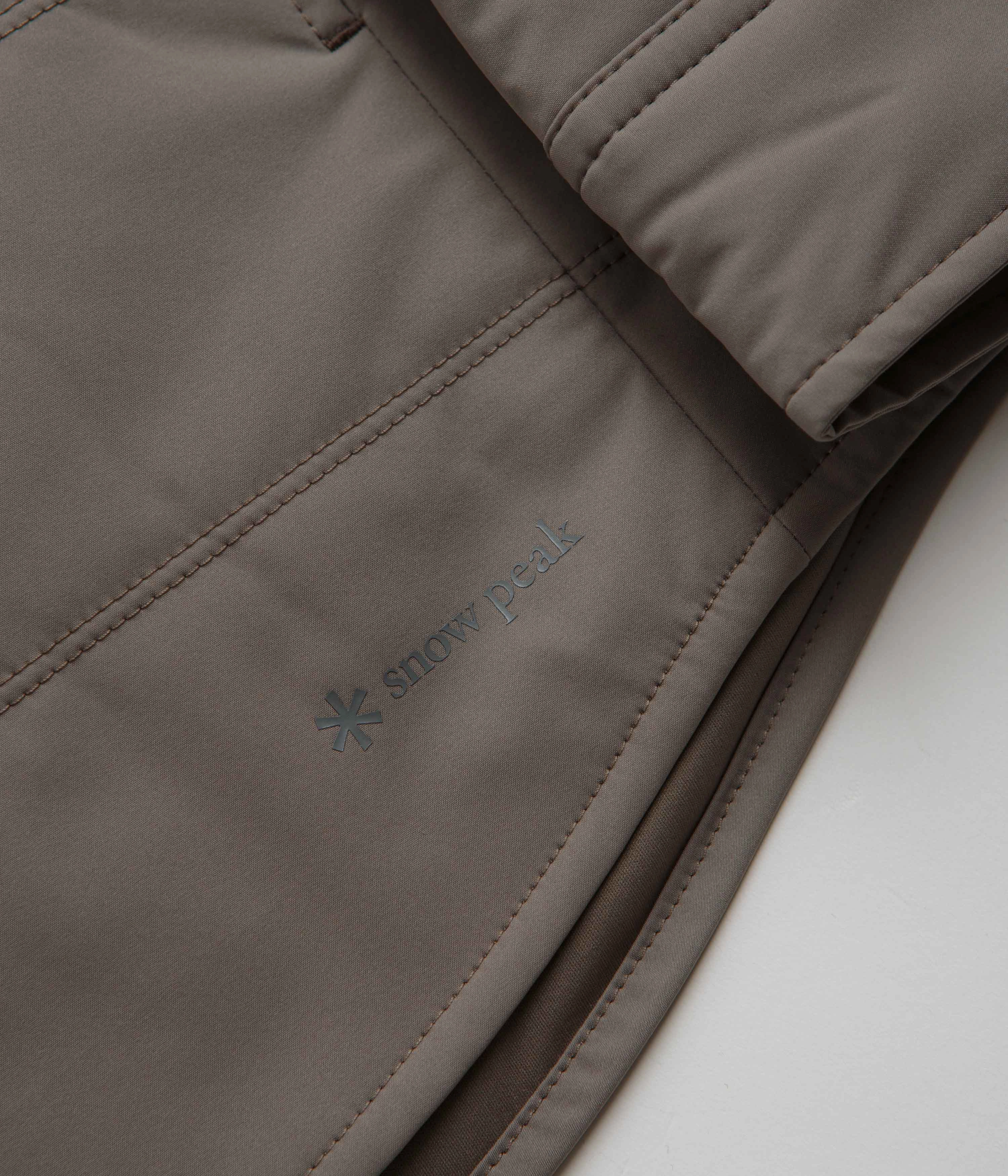 Vintage Wash Snow Peak Flexible Insulated Shirt - Khaki