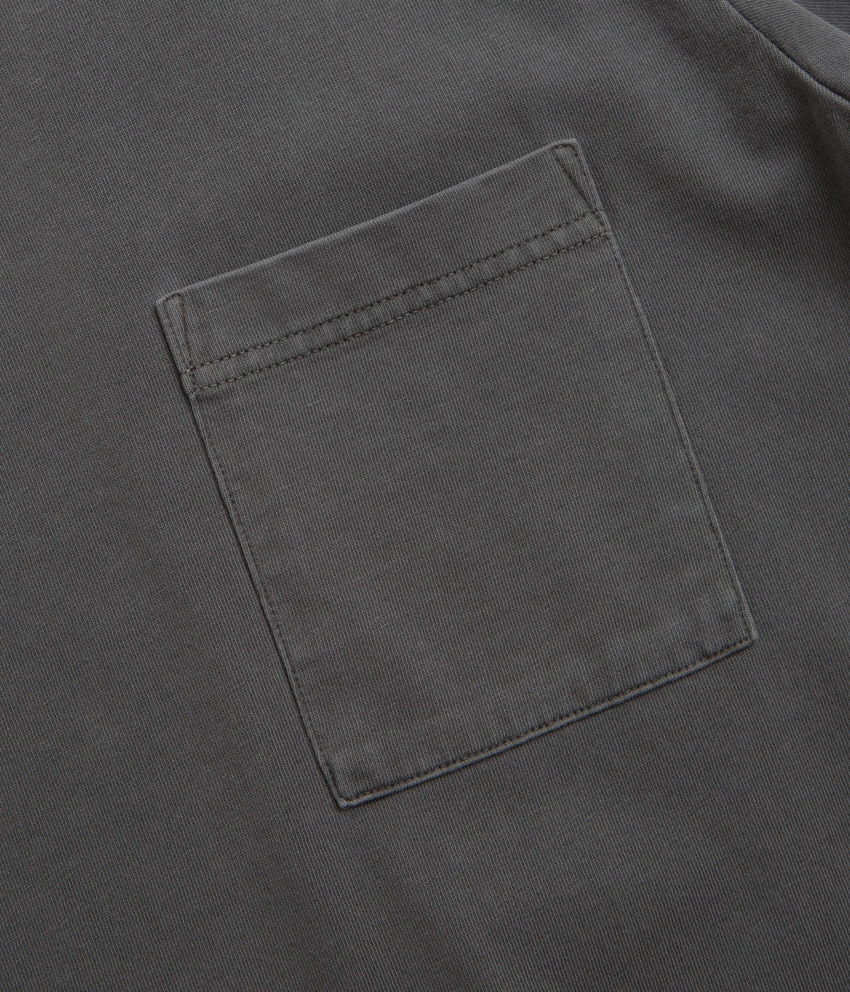 Snow Peak Garment Dyed T-Shirt - Charcoal slim fit Outdoor Adventure