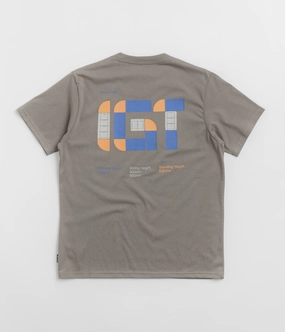 Minimalistic Wear Quick Dry Technology Snow Peak IGT Logo T-Shirt - Greige