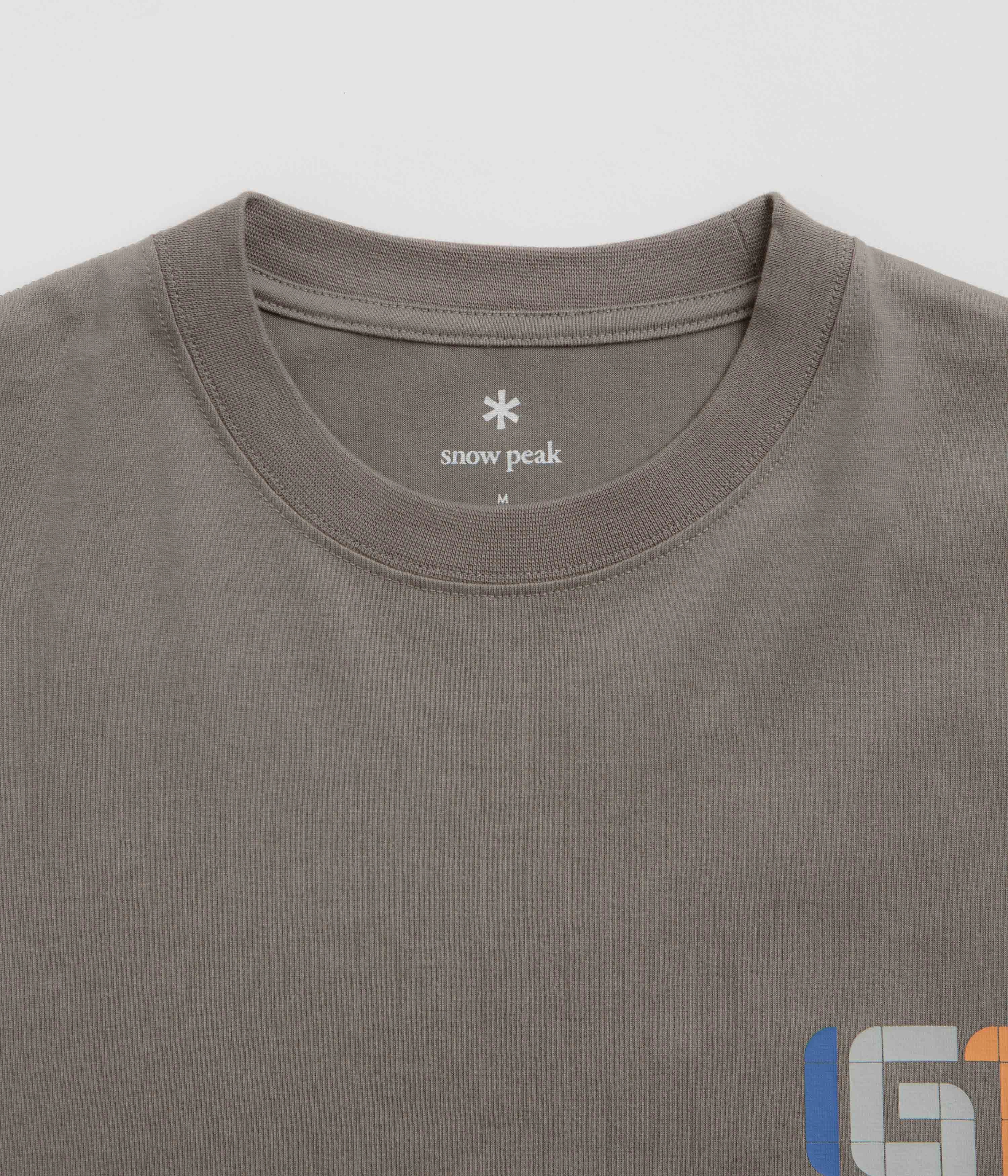 Spring Wear Classic Wear Snow Peak IGT Logo T-Shirt - Greige